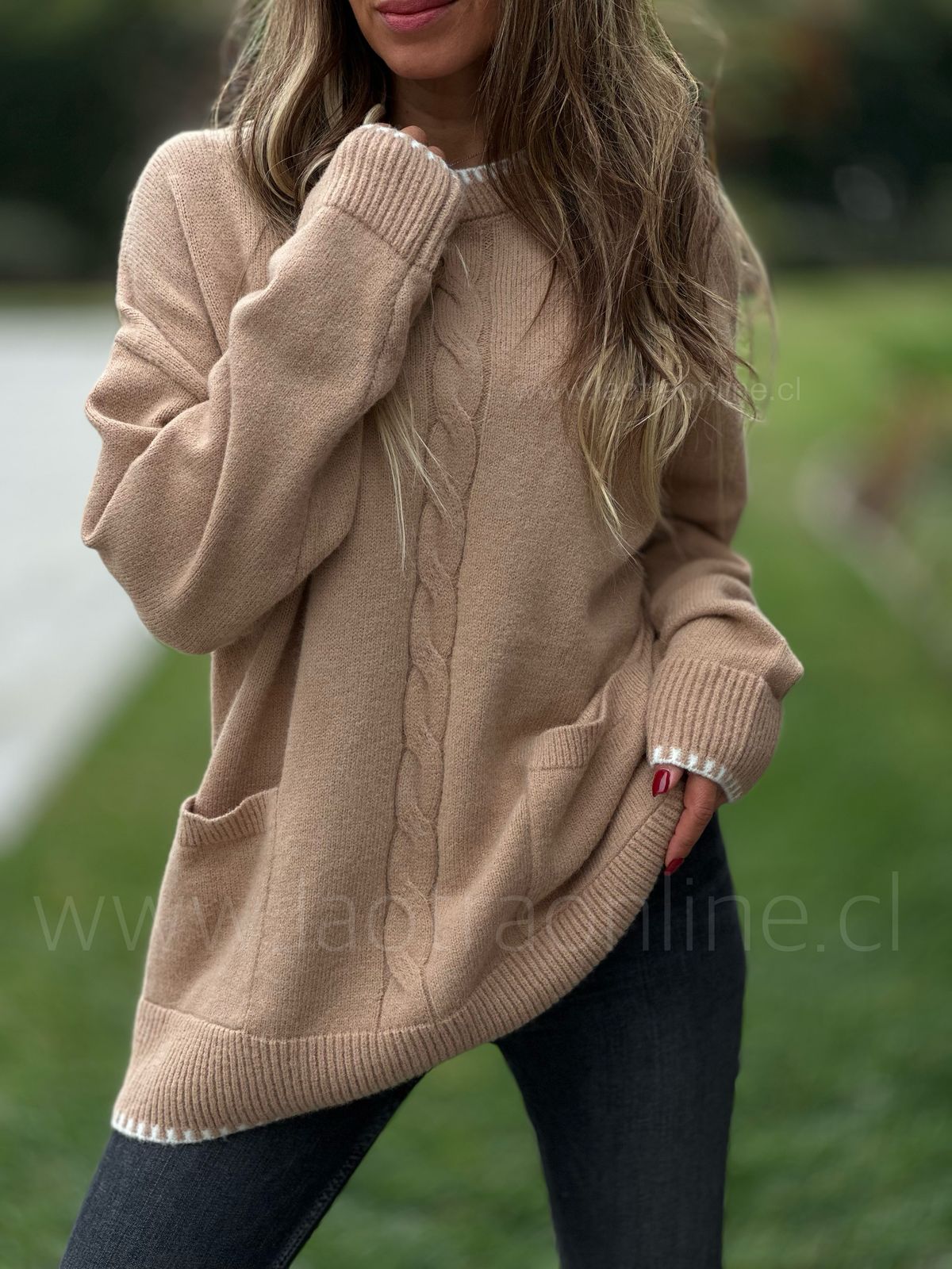 Sweater Francesa camel