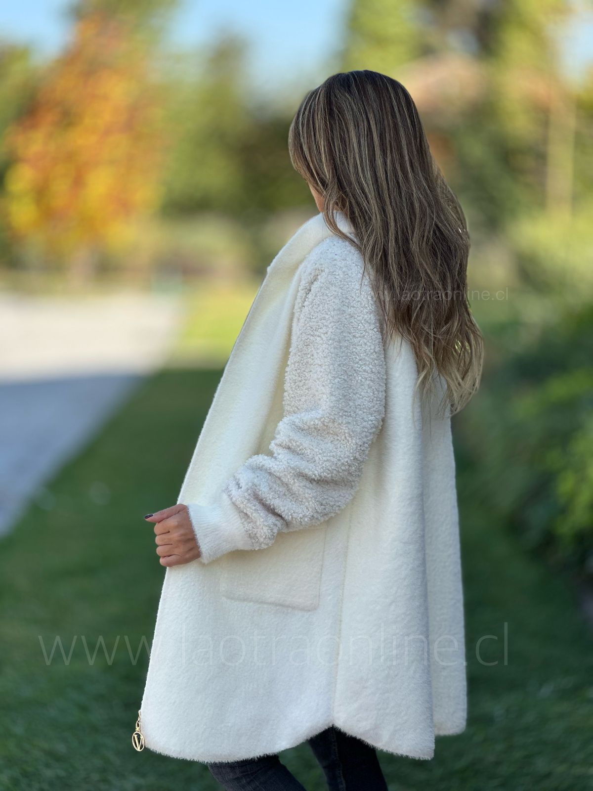 Abrigo Florentina crema