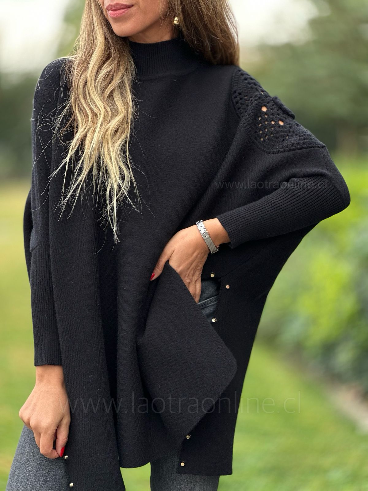 Sweater Tachitas tejido