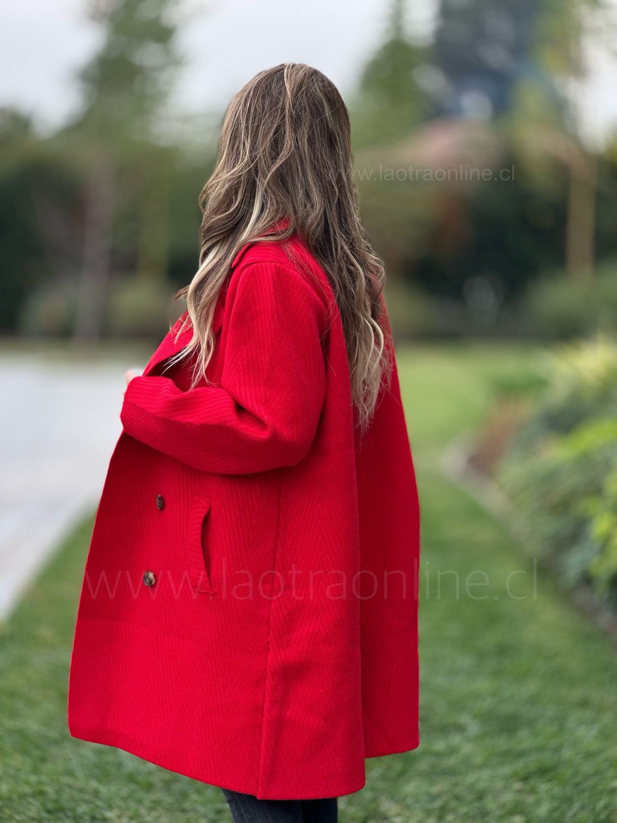 Abrigo Piera rojo