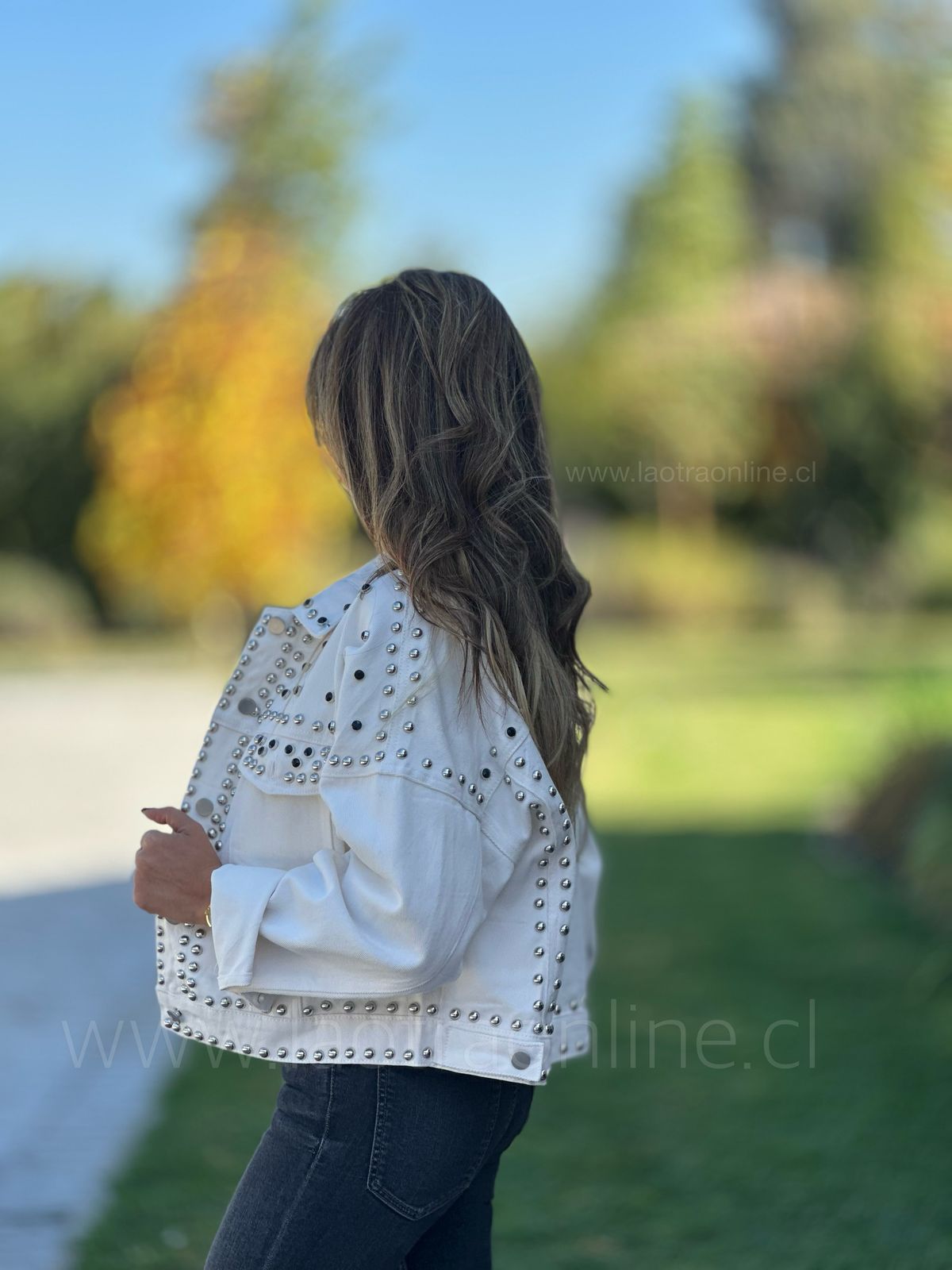 Chaqueta Oceanía crema