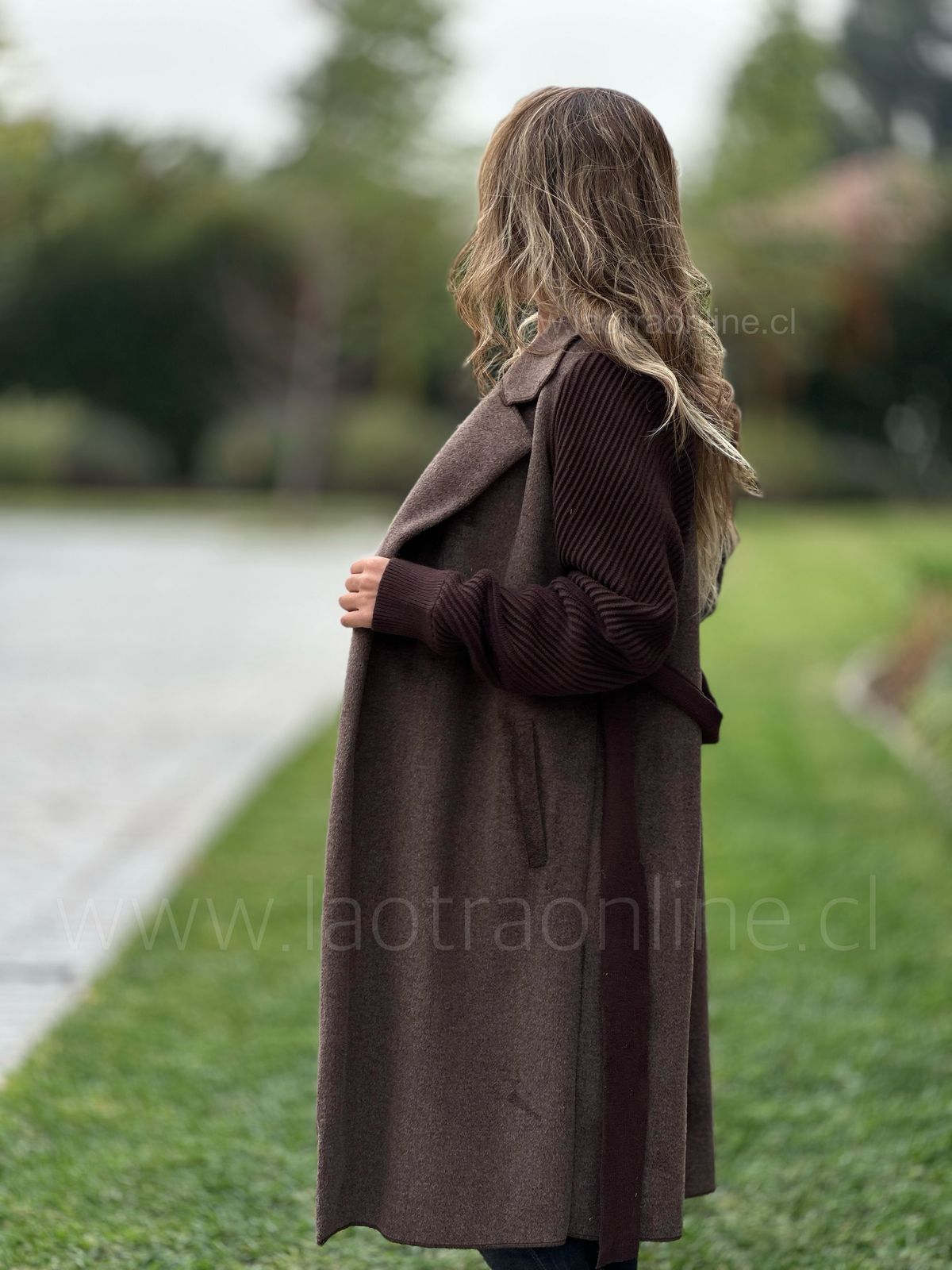Abrigo Alma choco