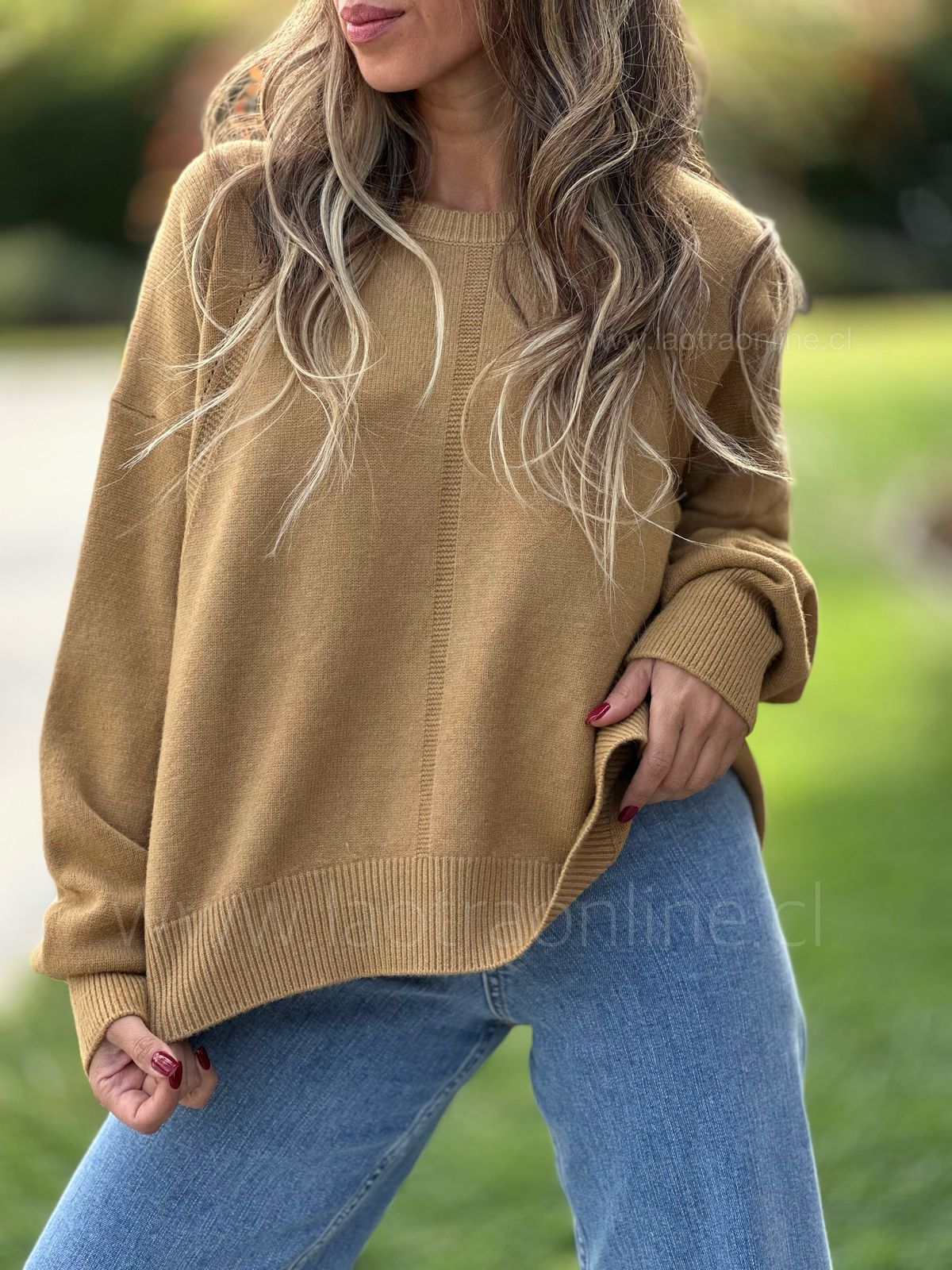 Sweater Ginebra camel