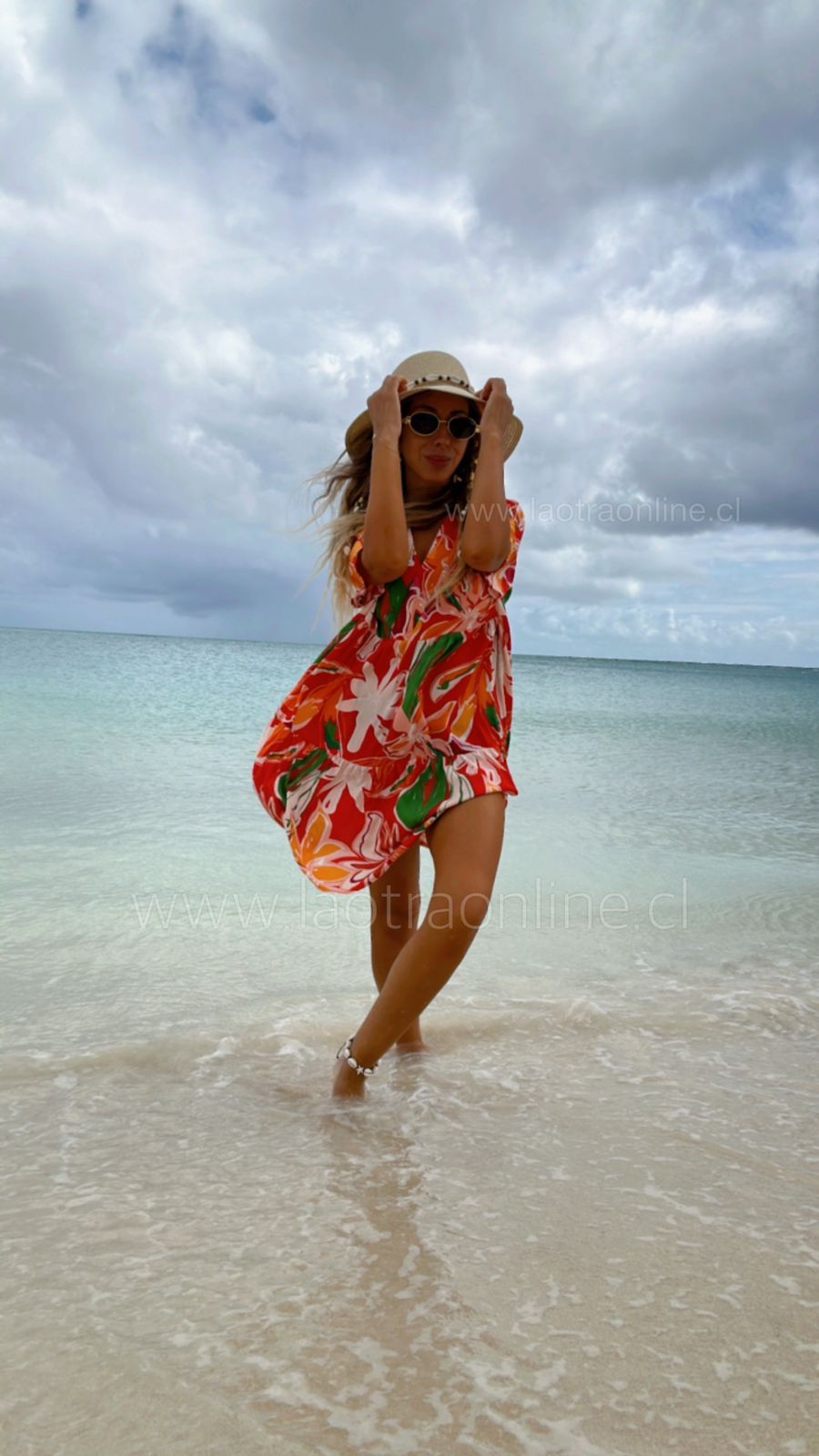 Vestido Acapulco mandarina