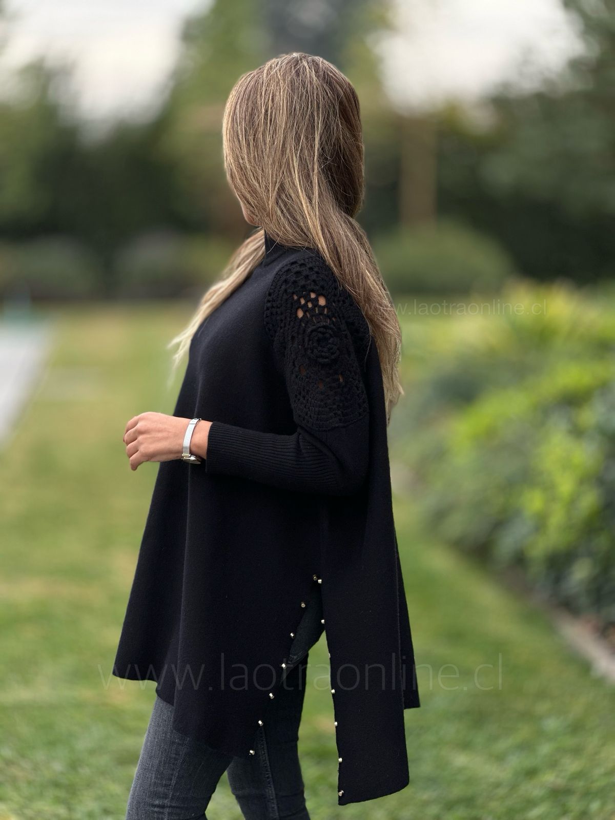 Sweater Tachitas tejido