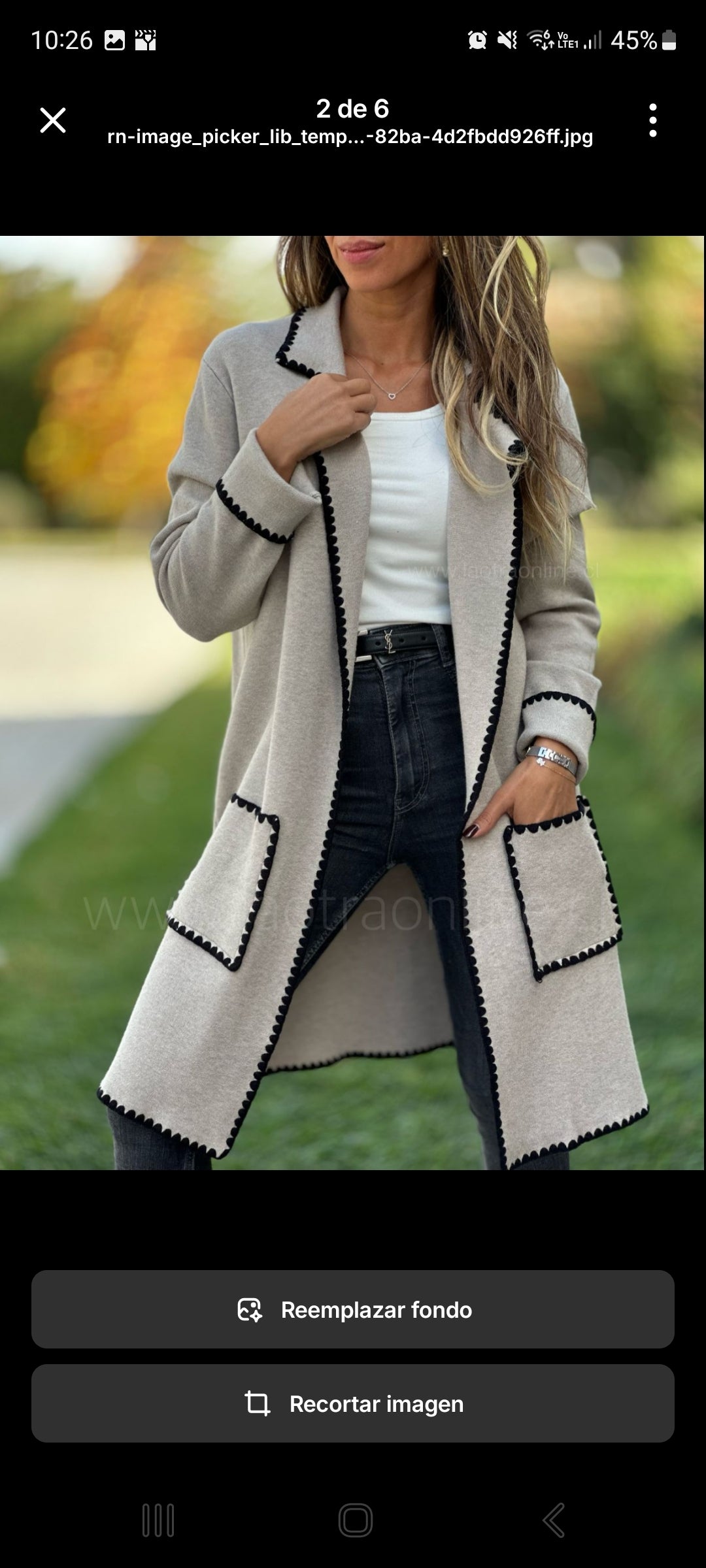 Abrigo Melania camel