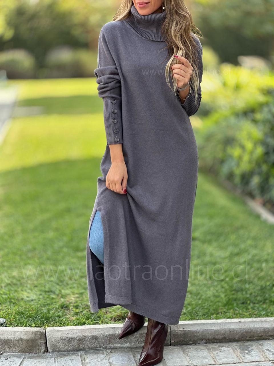 Sweater/Vestido Gales marengo