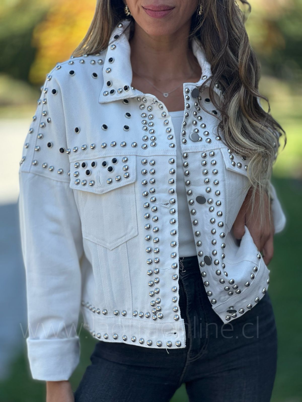 Chaqueta Oceanía crema