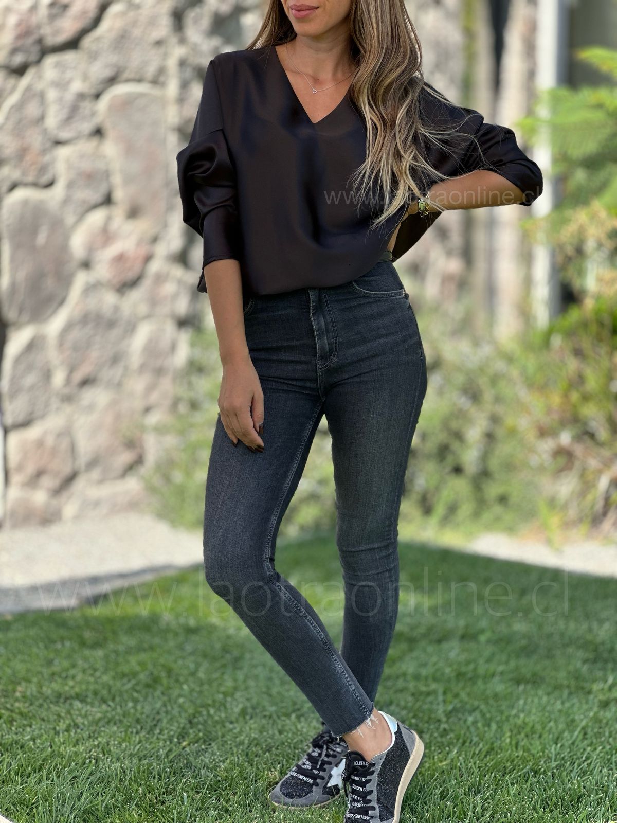 Blusa Mesina negro