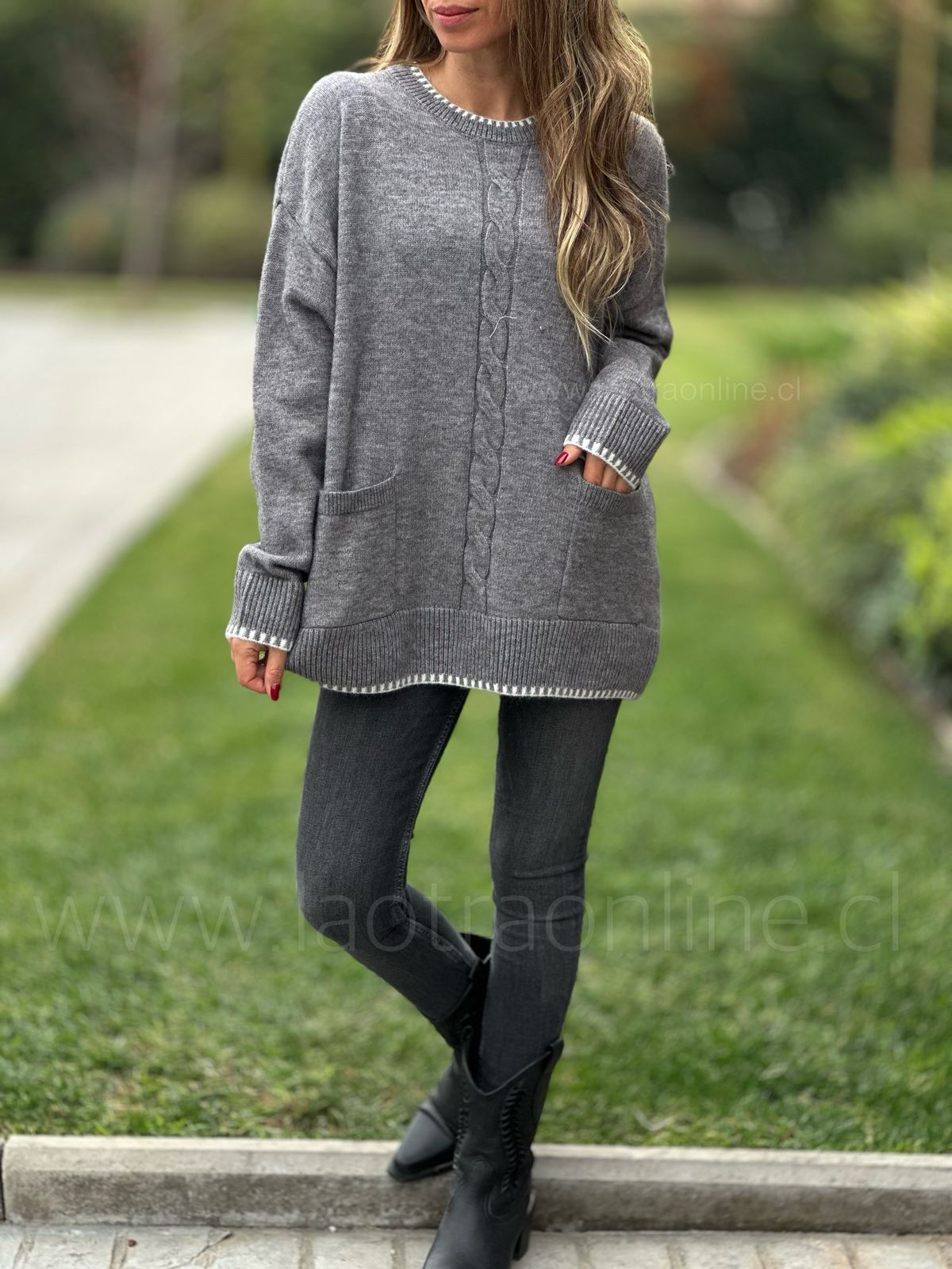 Sweater Francesa gris