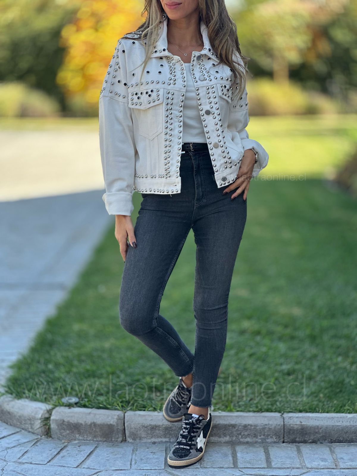 Chaqueta Oceanía crema