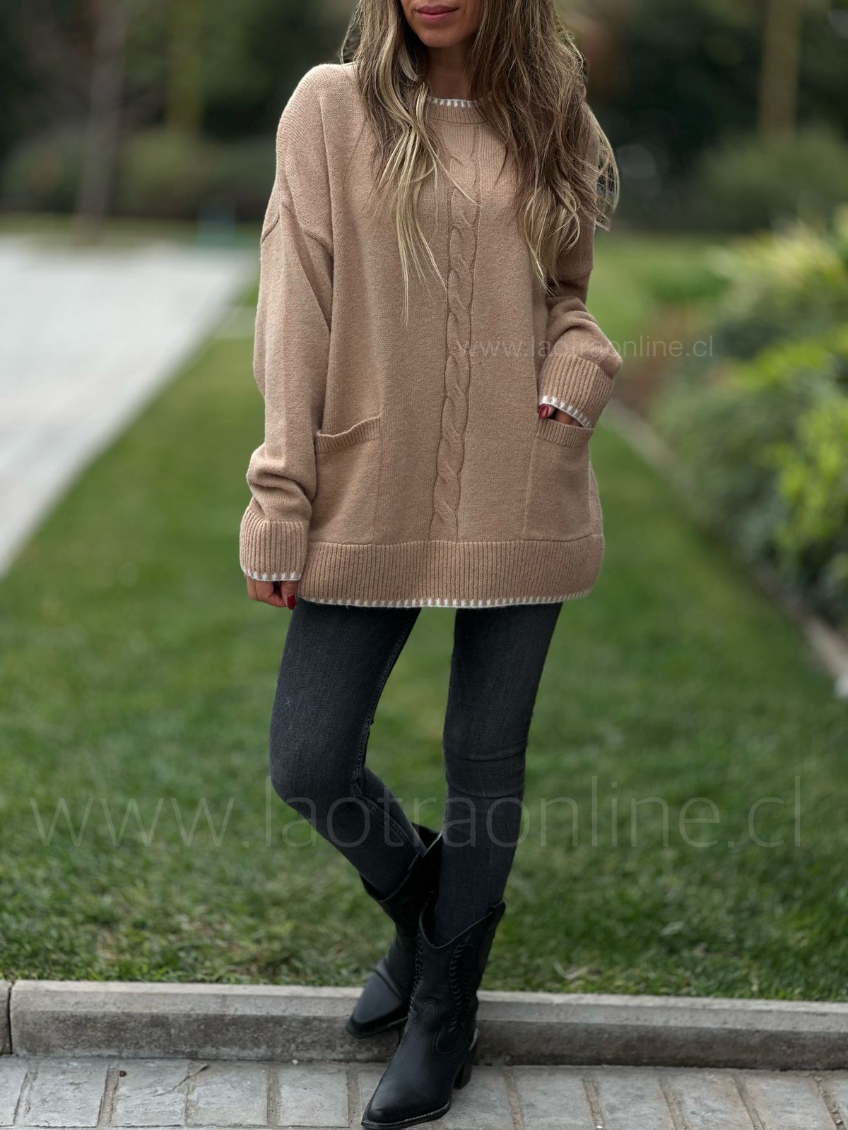 Sweater Francesa camel