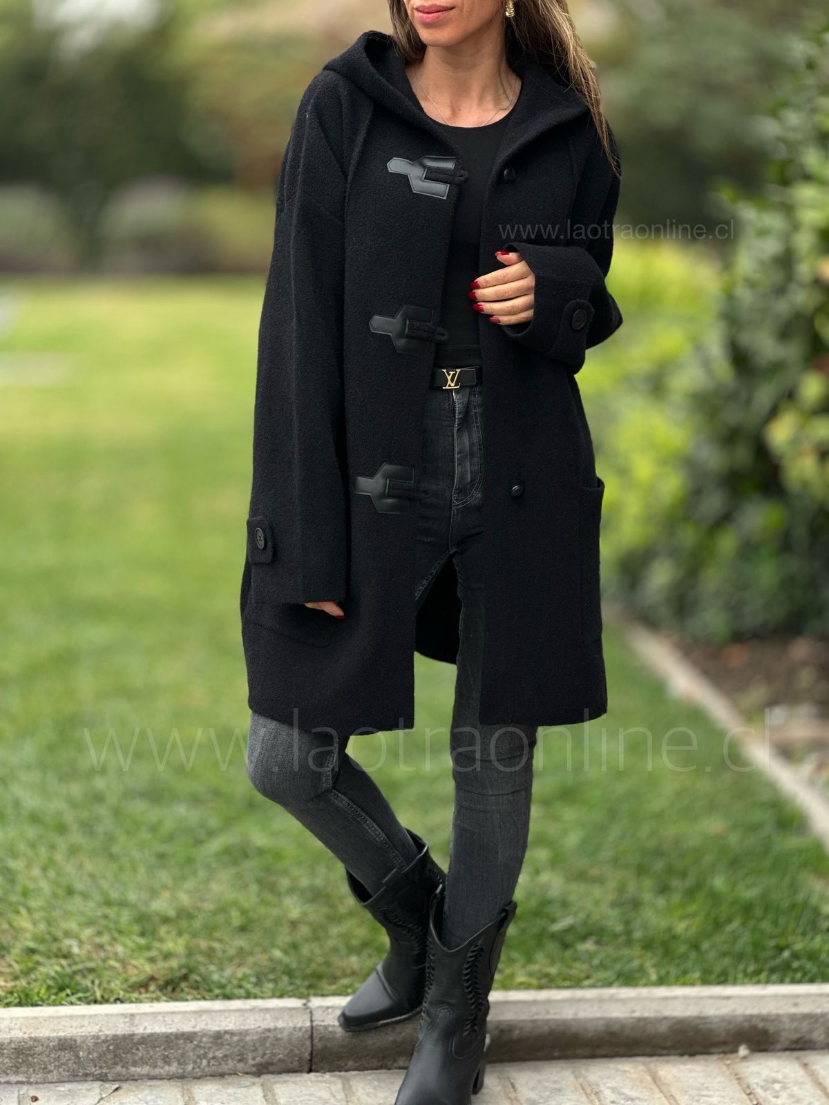 Abrigo Montgomery Julieta negro