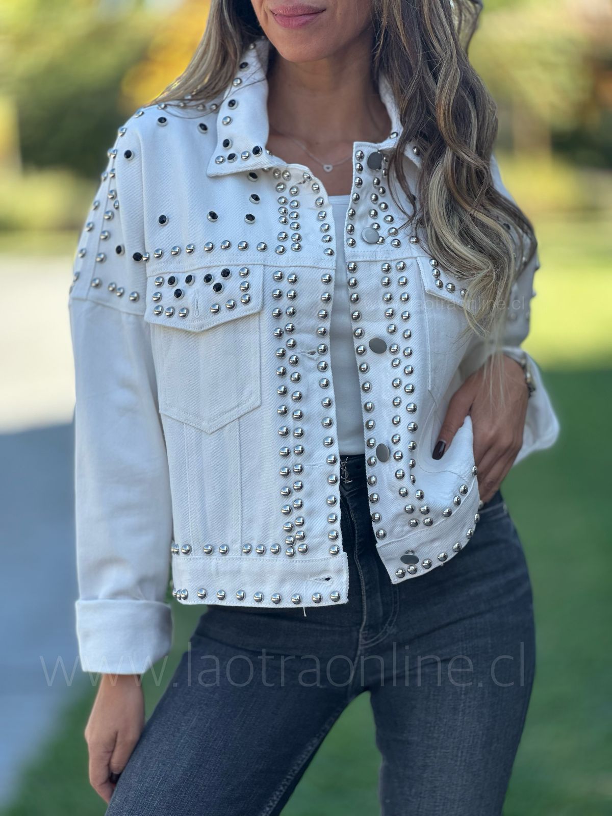 Chaqueta Oceanía crema