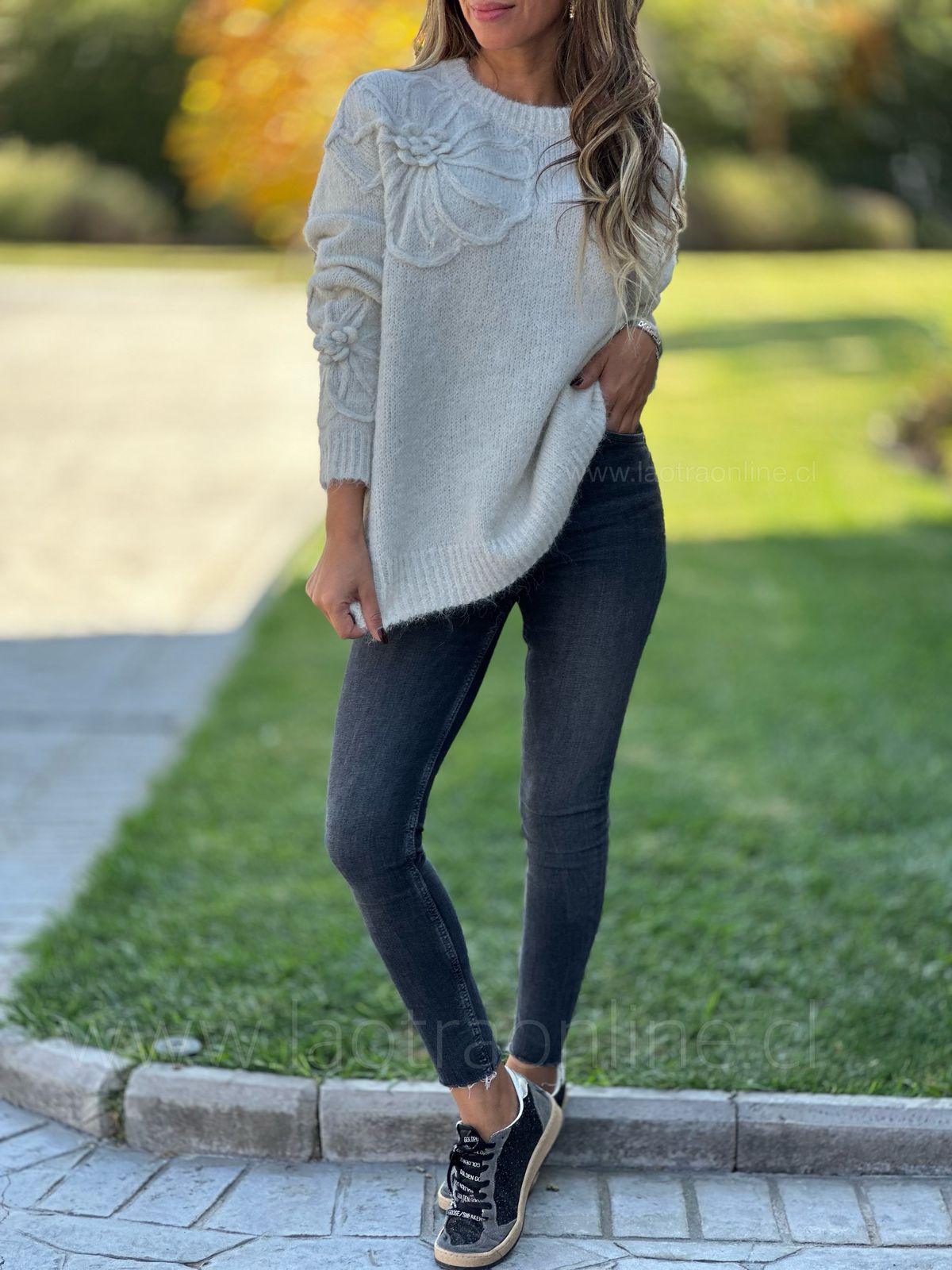 Sweater Tailandia crema