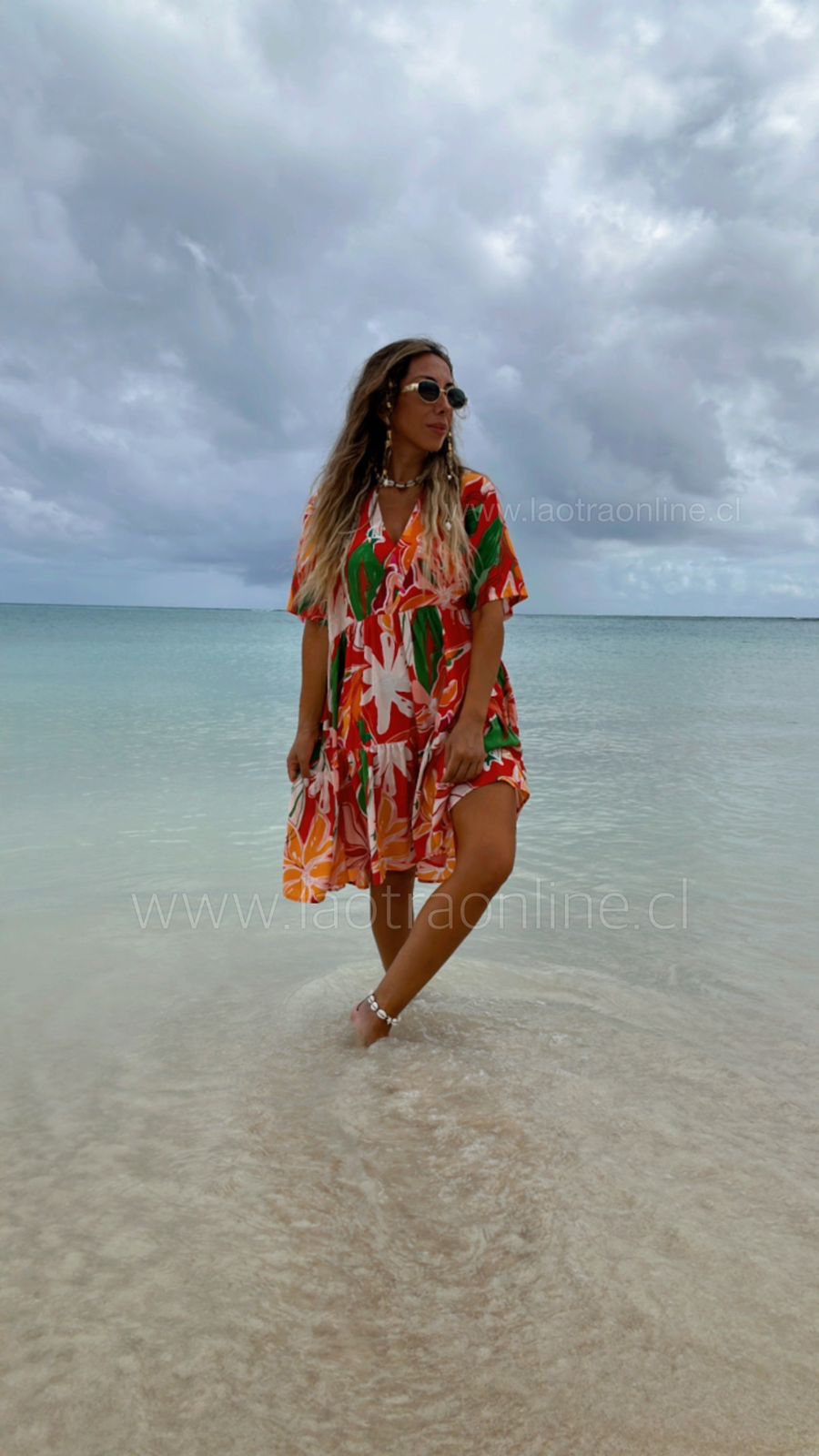 Vestido Acapulco mandarina