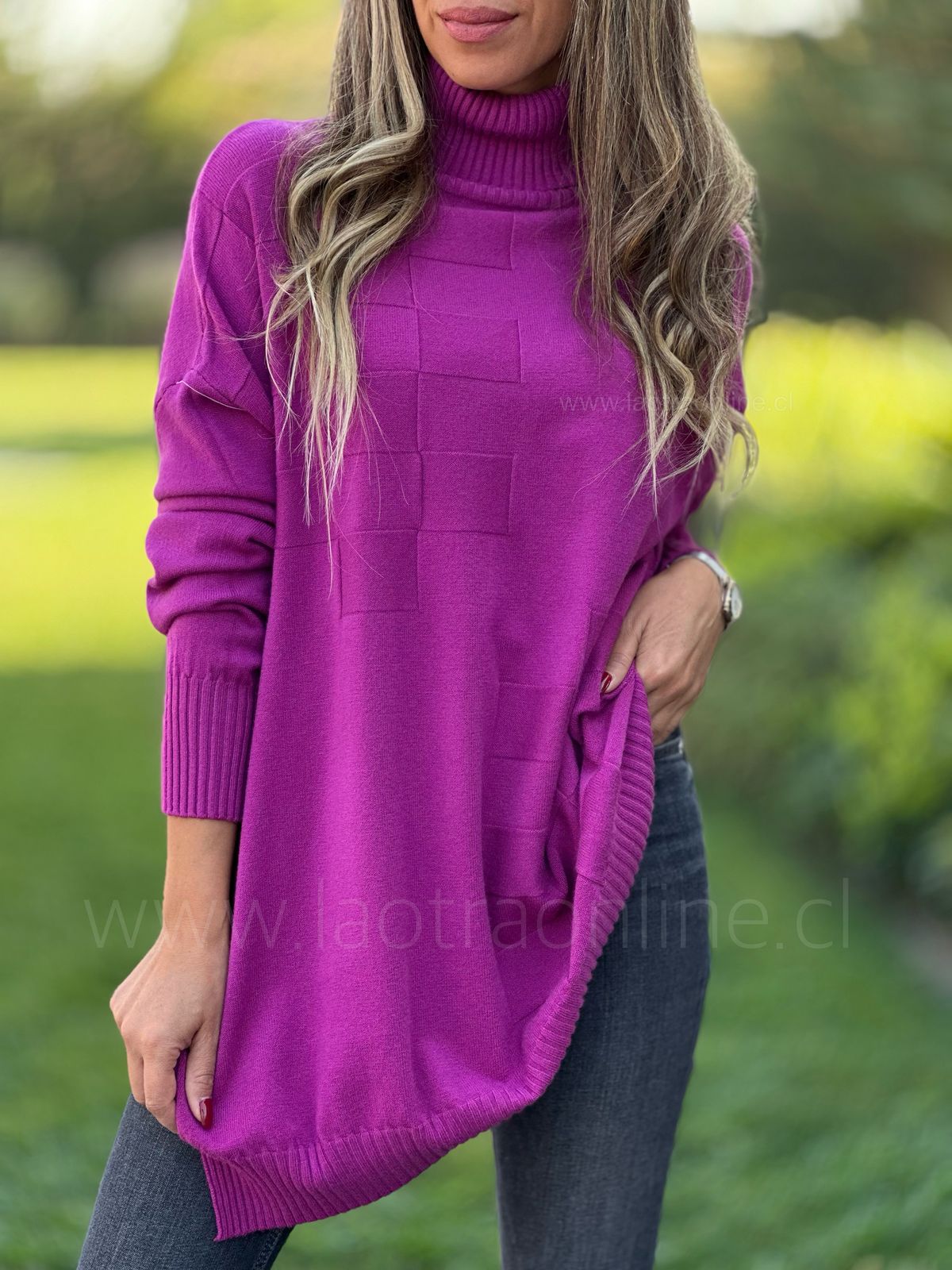 Sweater Portoferraio magenta