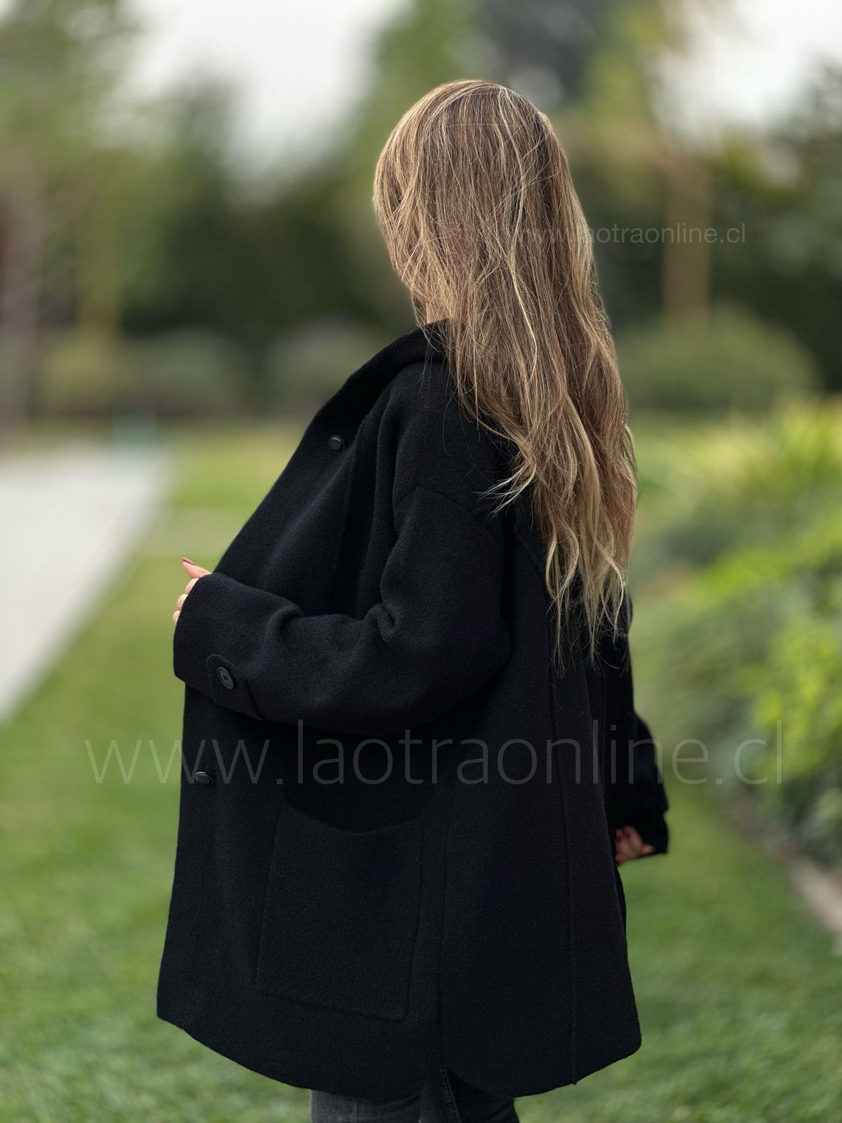 Abrigo Montgomery Julieta negro