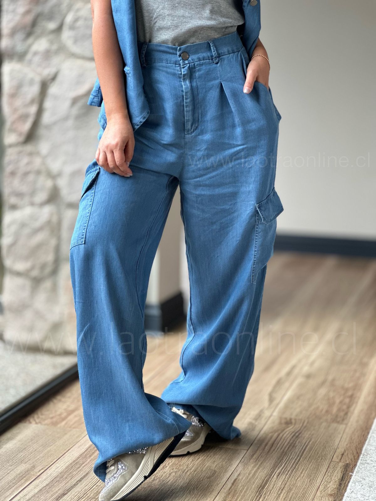 Pantalón Mariana azul