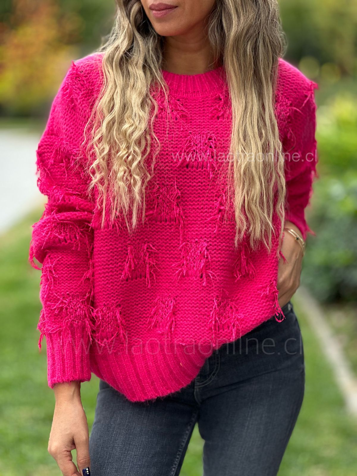 Sweater Marroquí fucsia