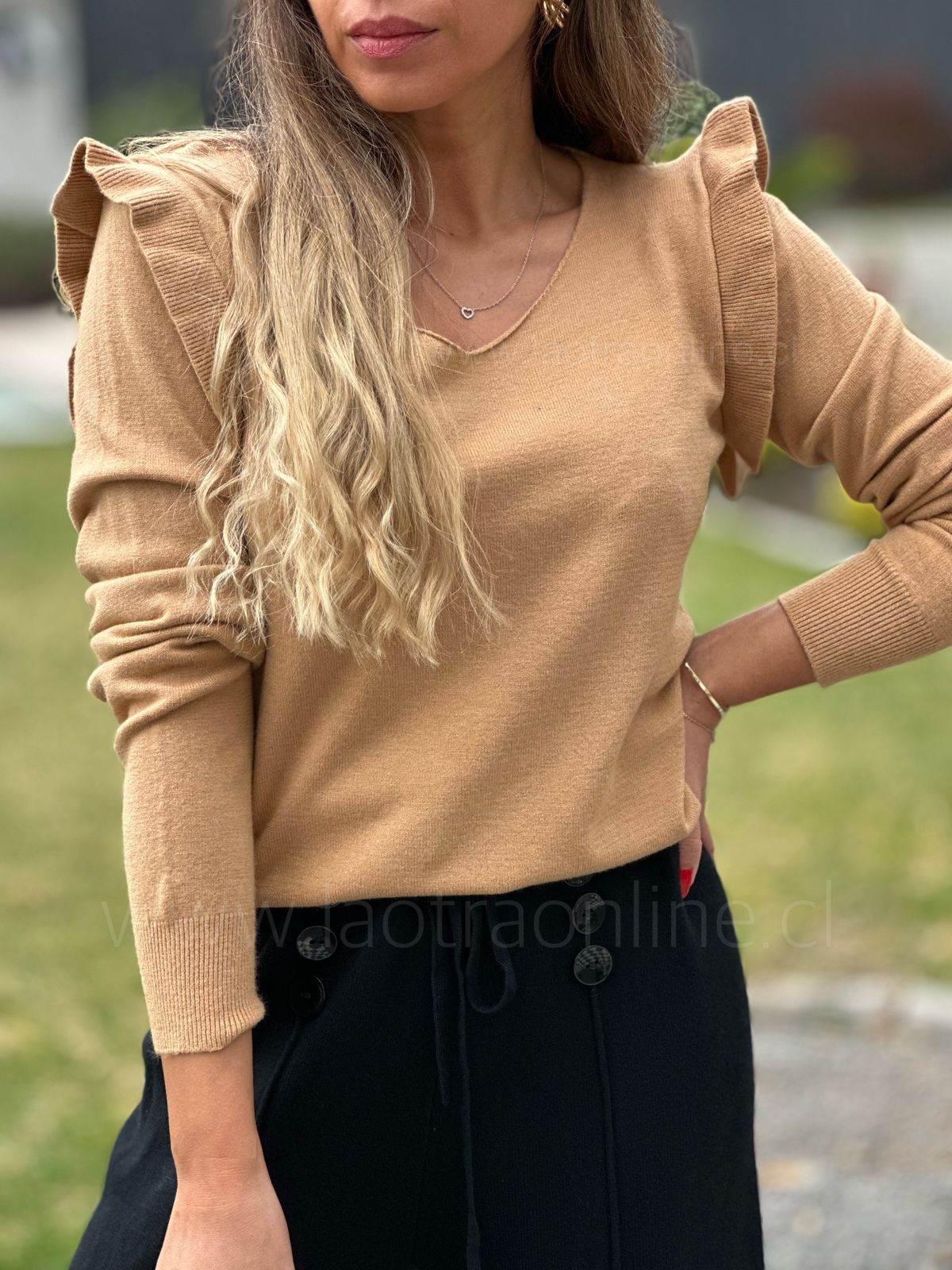 Sweater Vuelitos camel