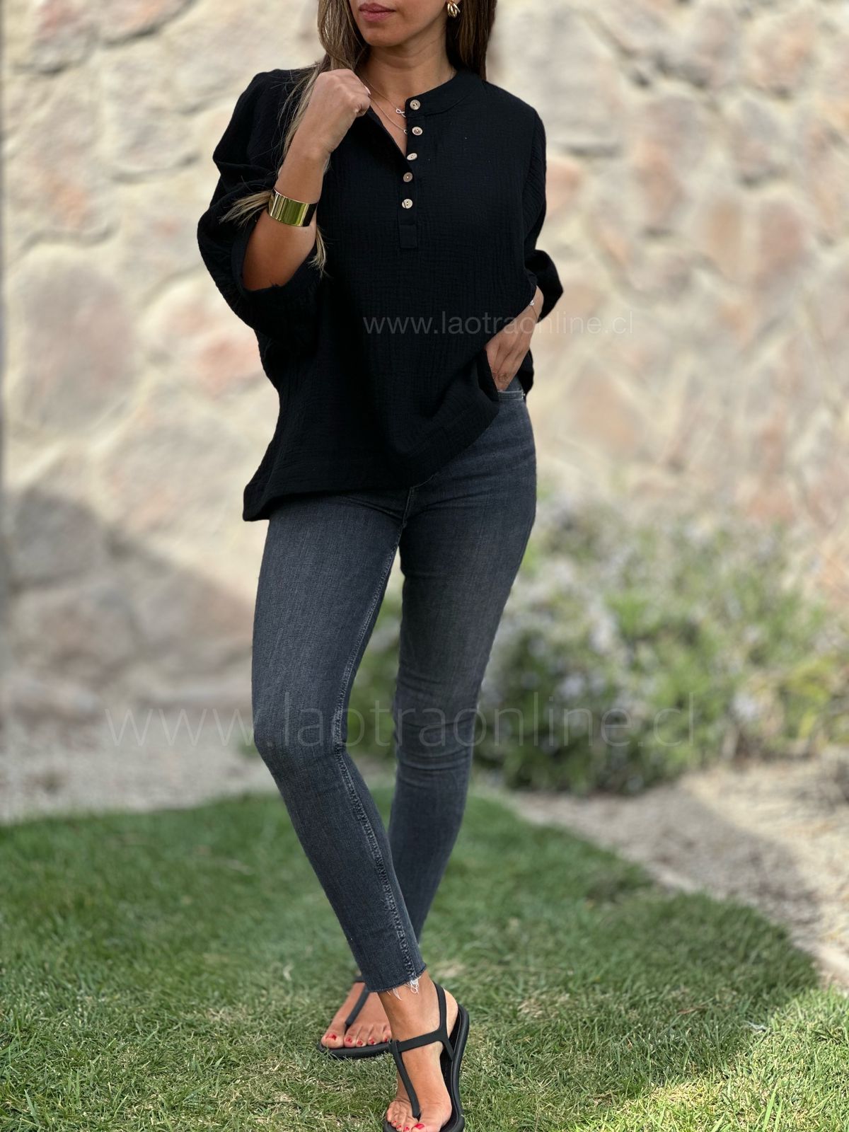 Blusa Aida negro