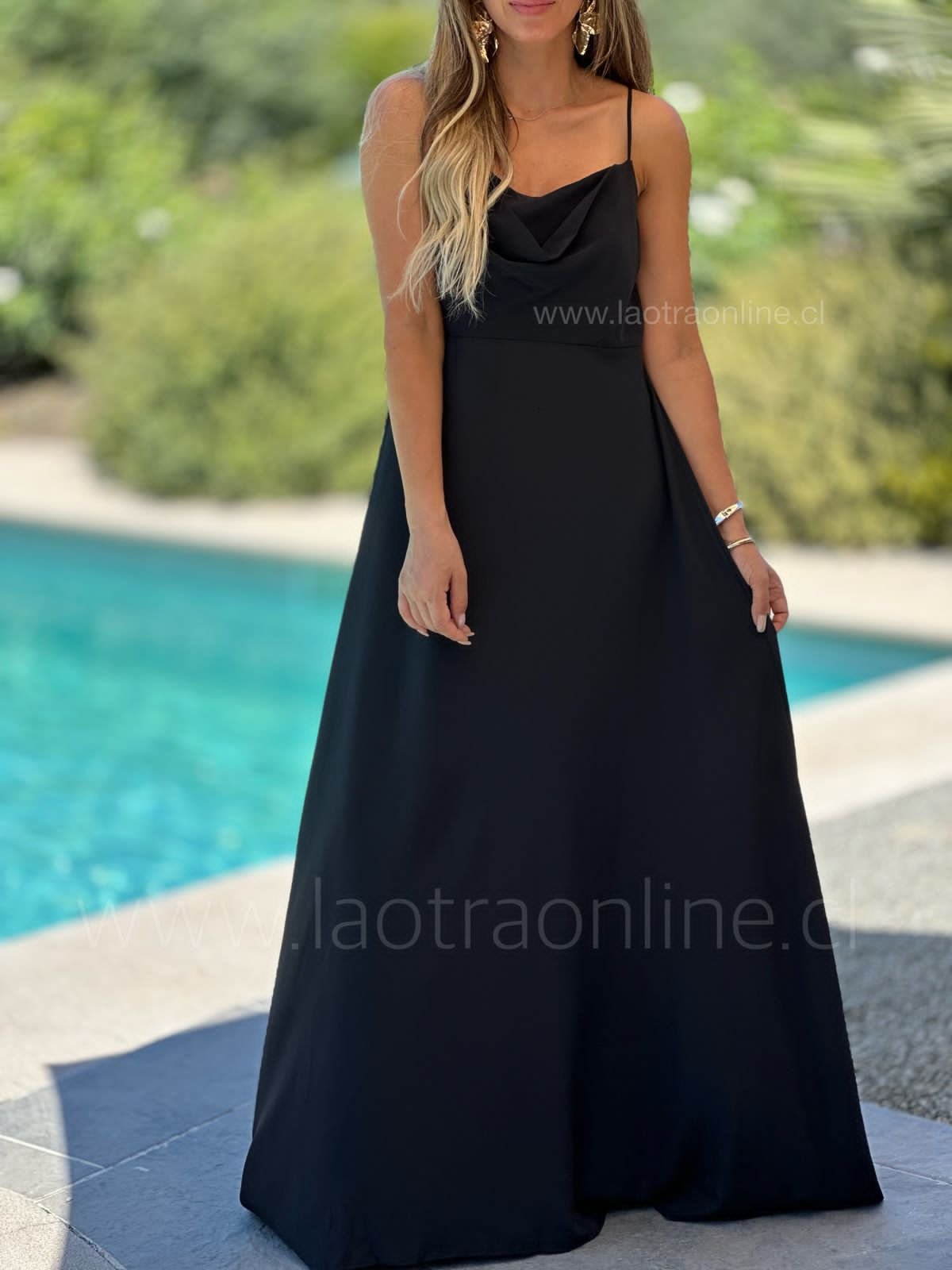 Vestido Punta del este negro