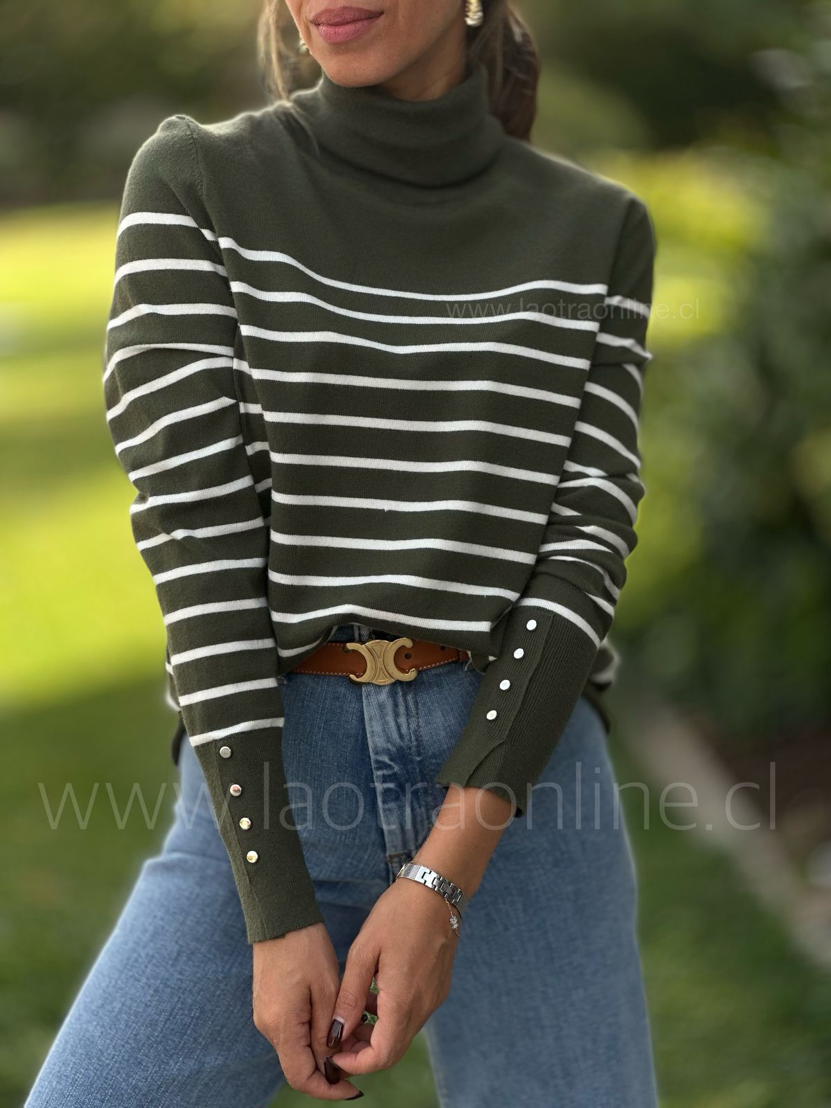 Sweater Saint-Denis olivo