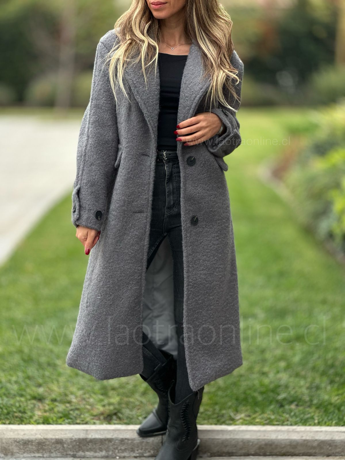 Abrigo Escocia gris
