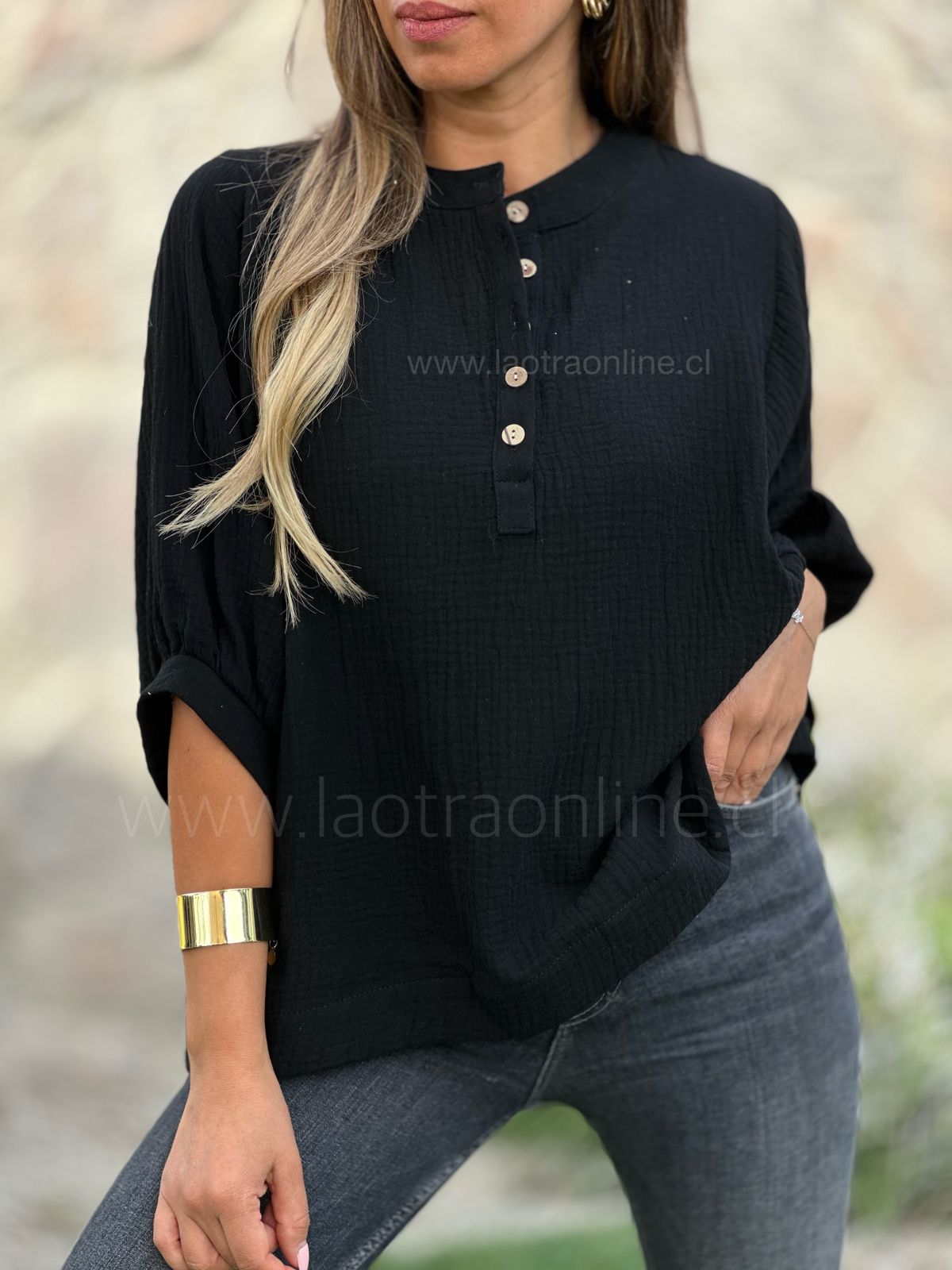 Blusa Aida negro