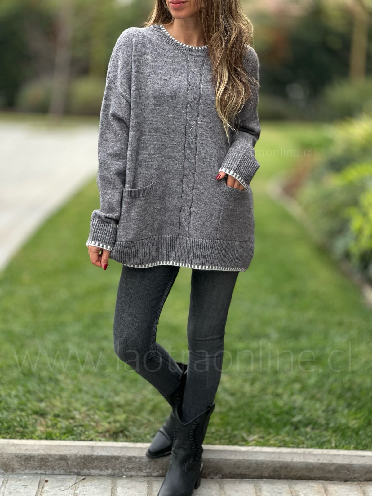 Sweater Francesa gris