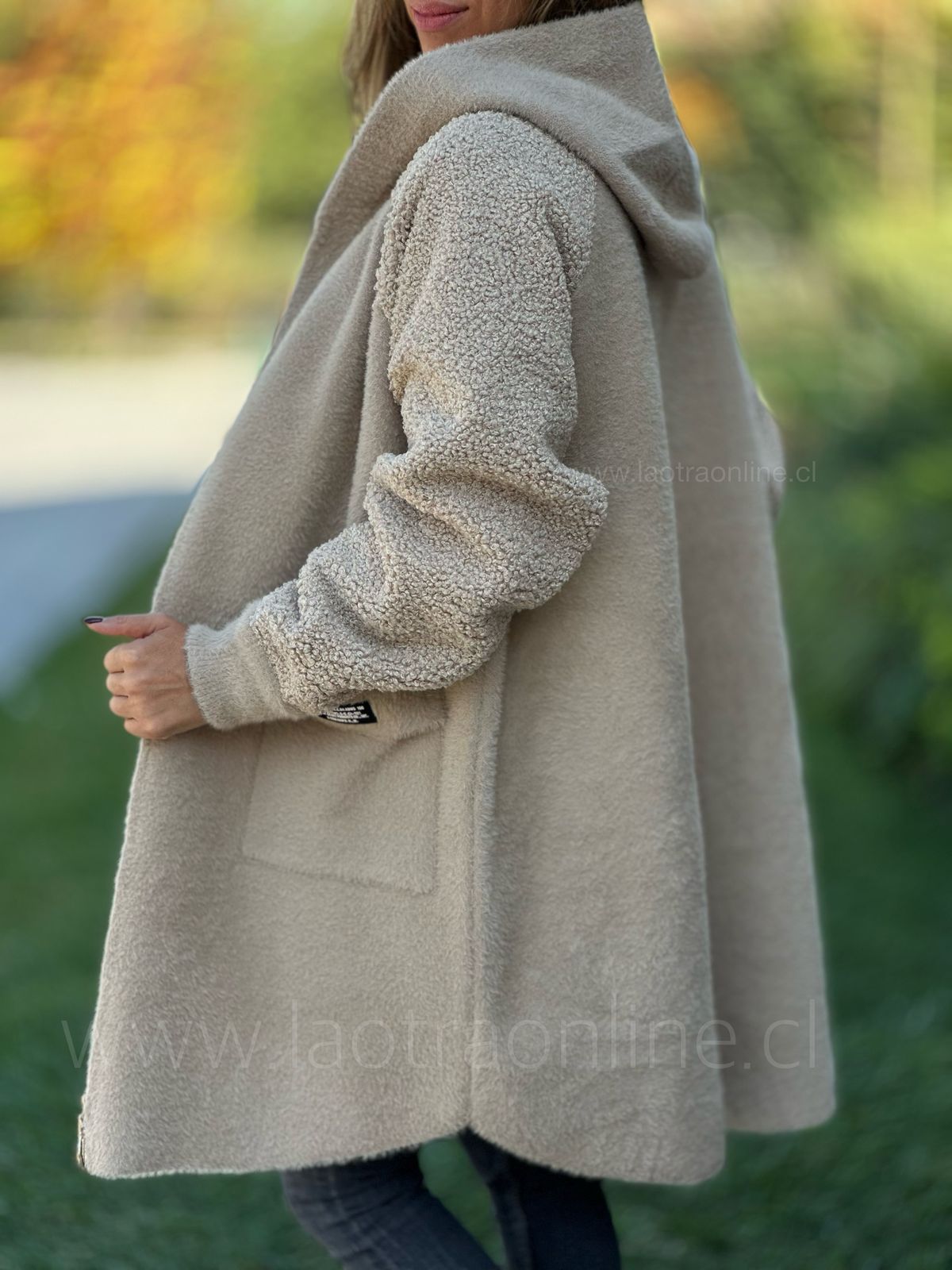Abrigo Florentina beige