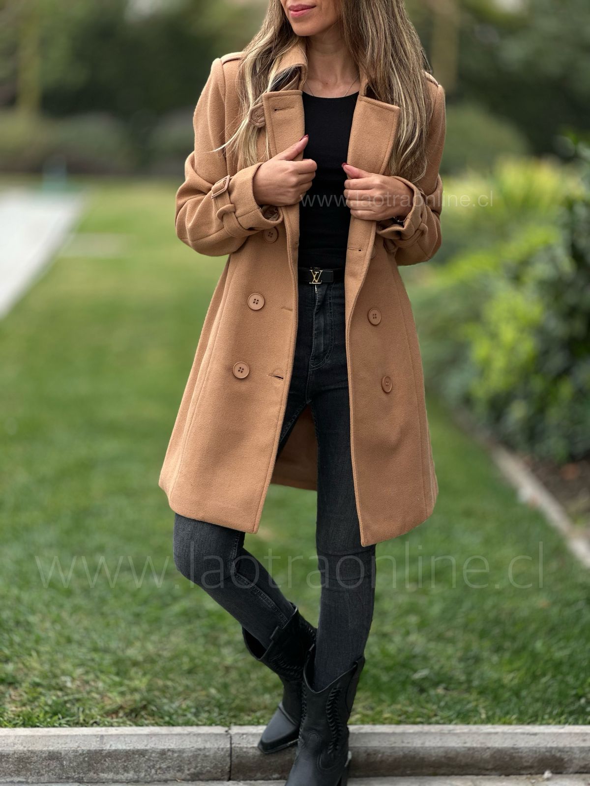 Abrigo Ciampino camel