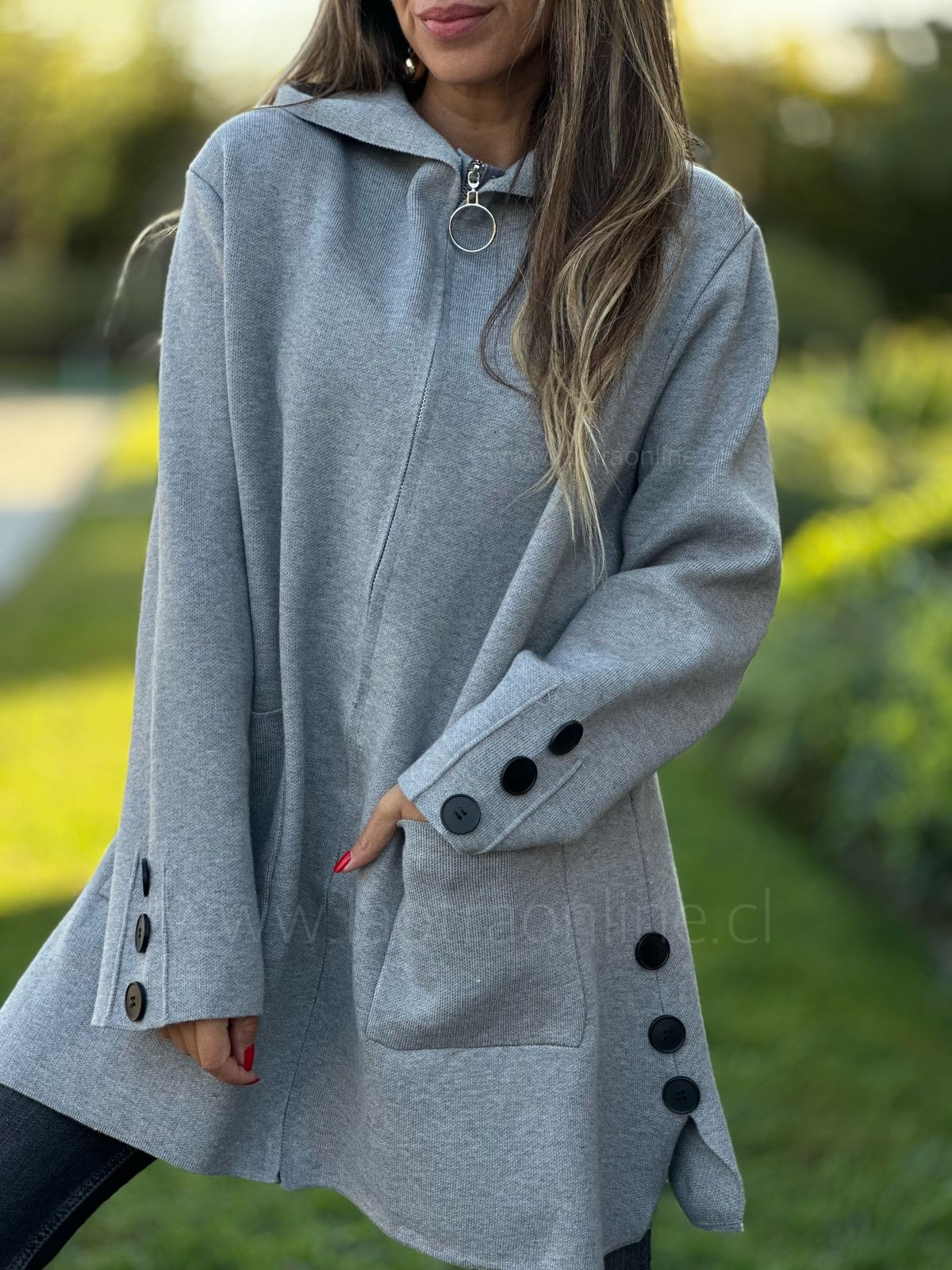 Abrigo Rivadavia gris