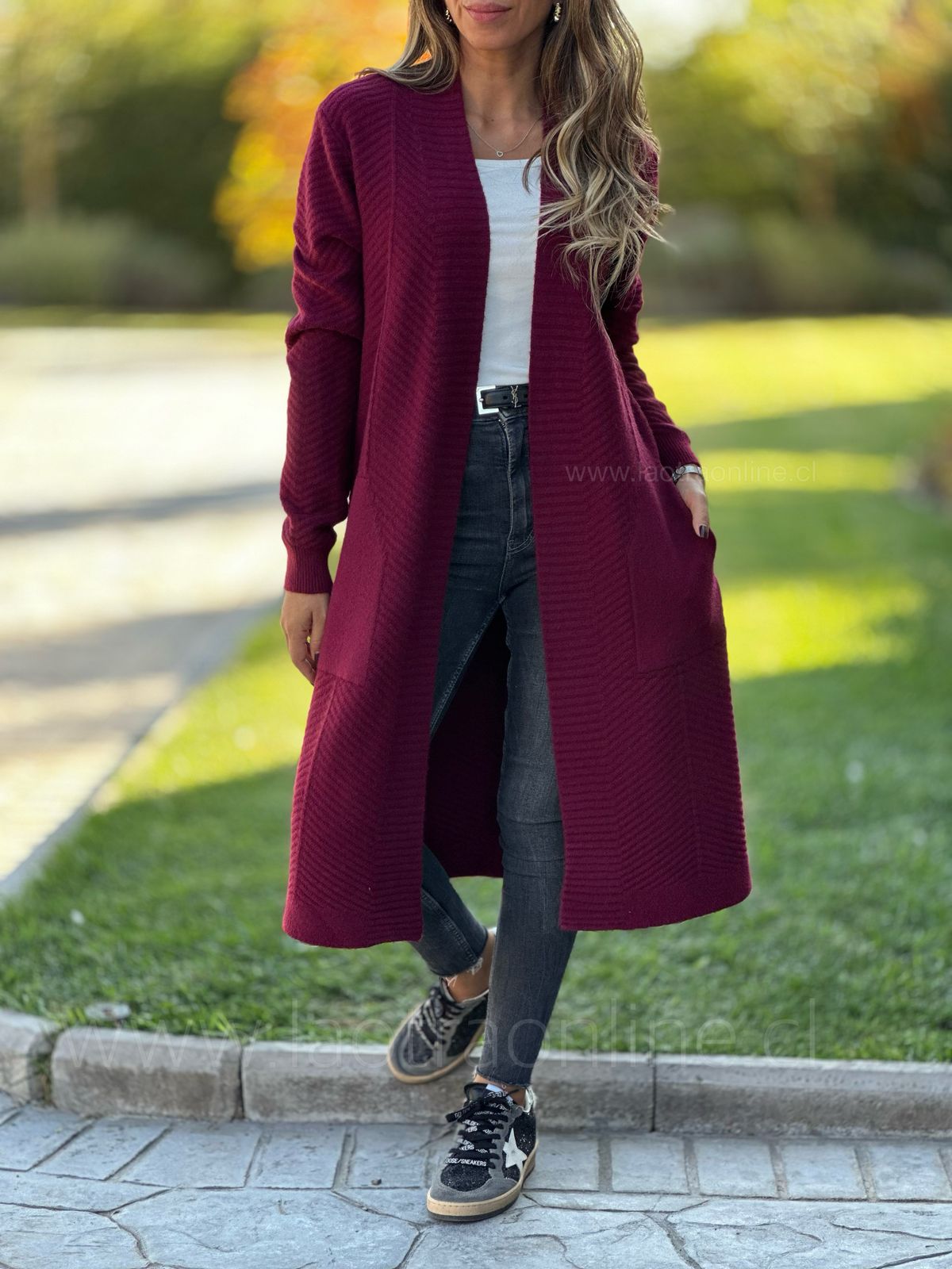 Cardigan Fabuloso cherry