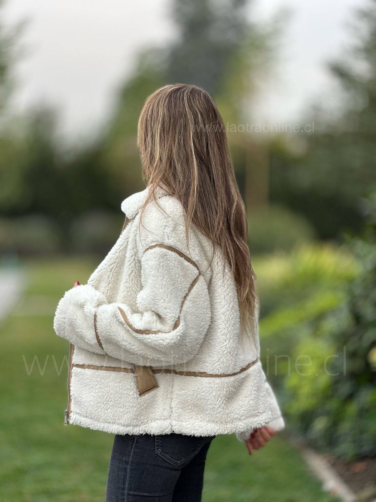 Chaqueta Rusia crema