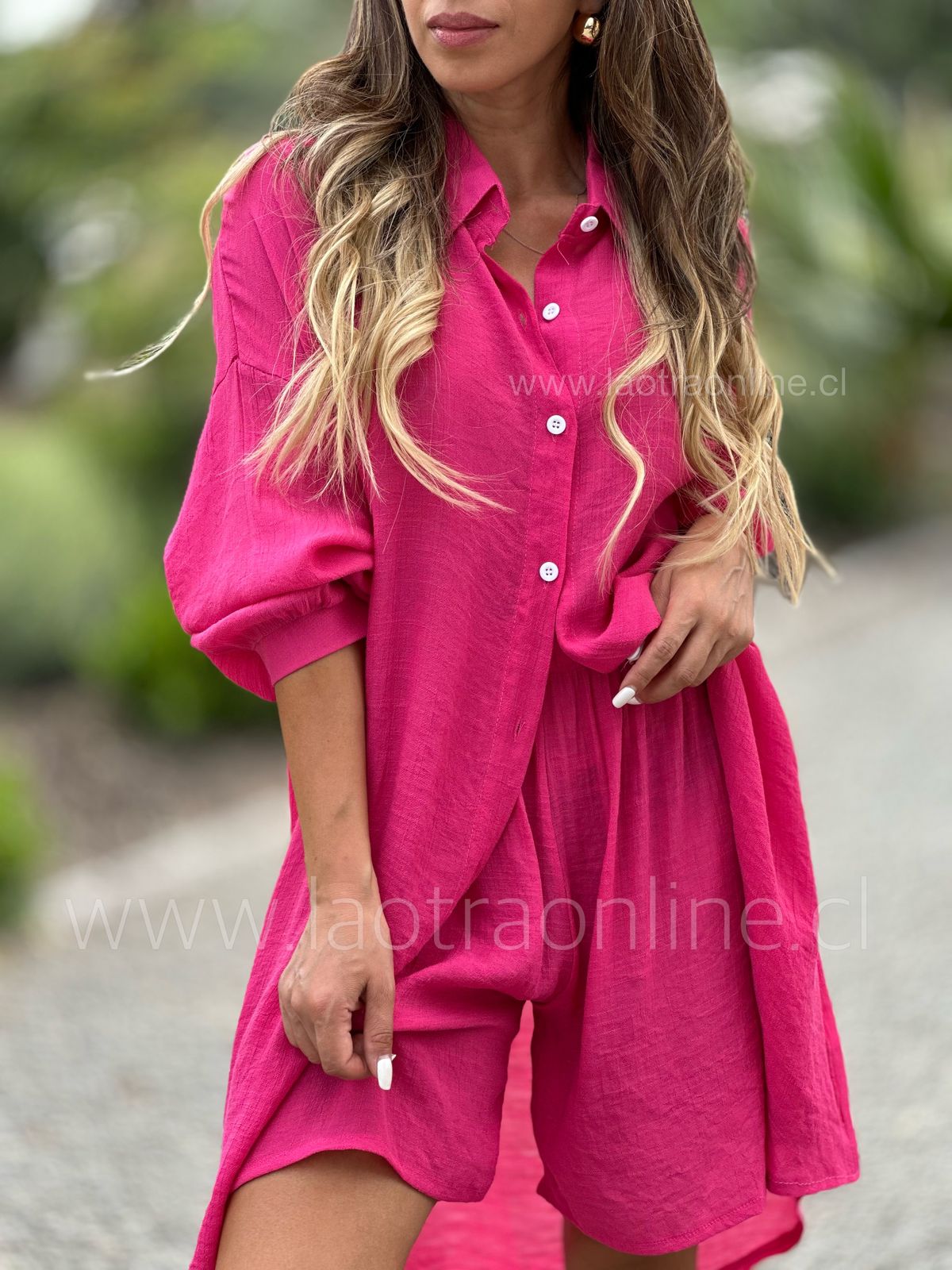 Conjunto La Otra fucsia