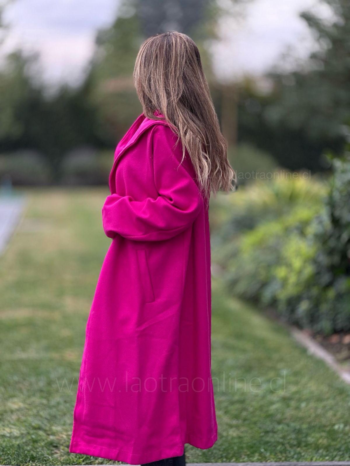 Abrigo Espectacular fucsia