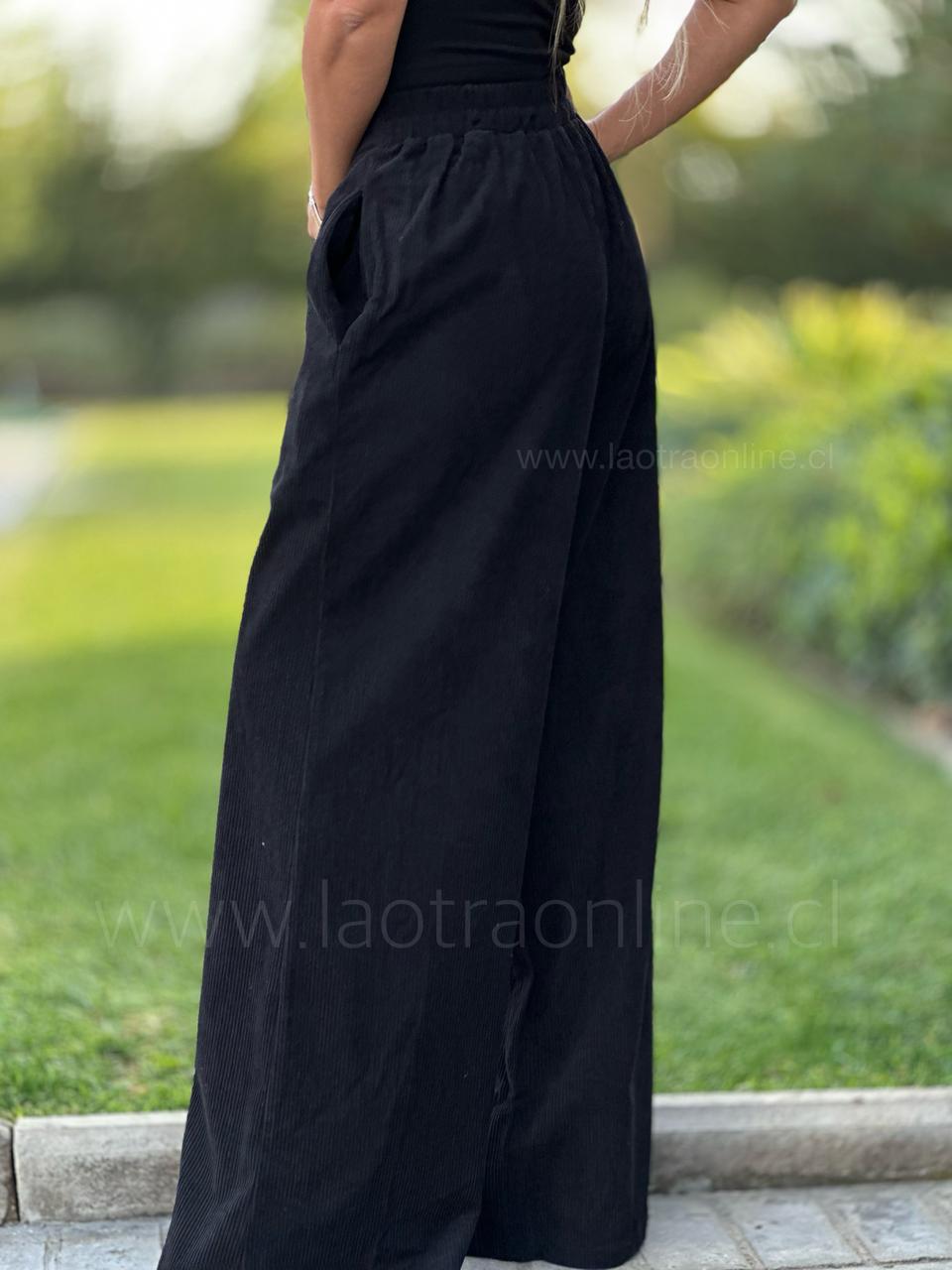 Pantalón Cotelé Turquía negro