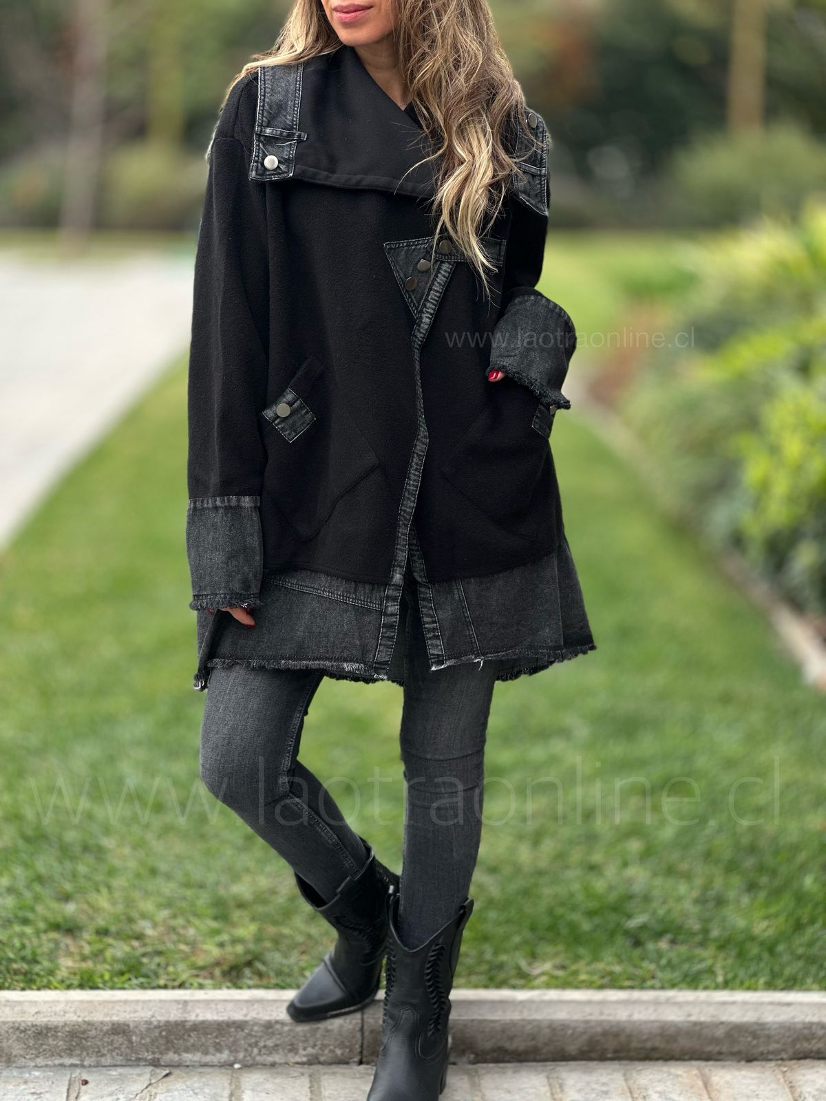 Chaqueta Bahía negro