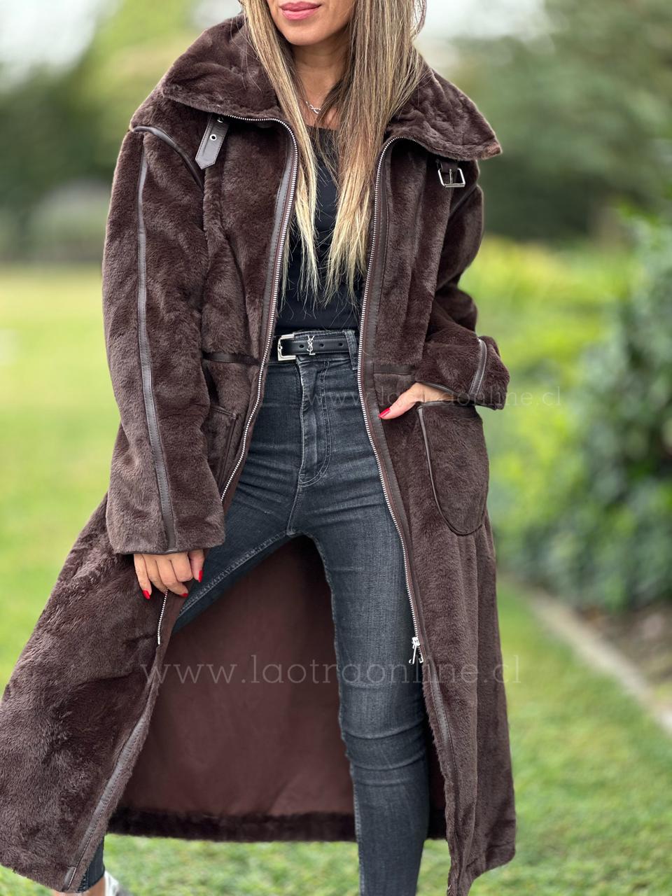 Abrigo California choco