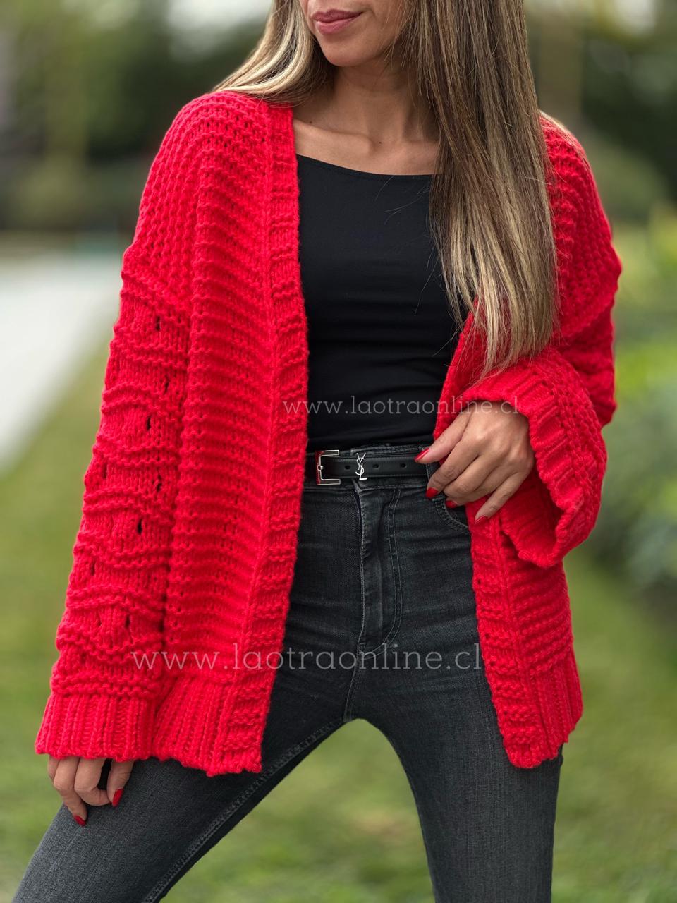 Chalecón Canarias rojo