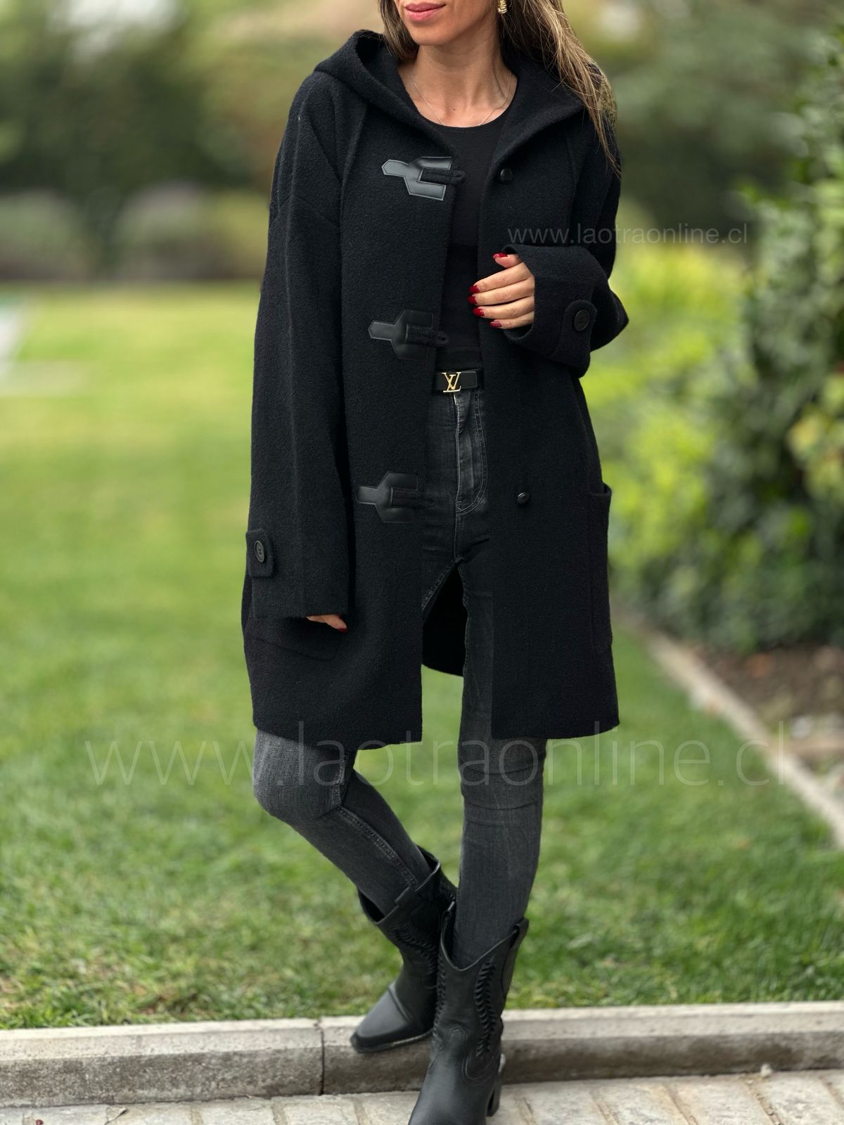 Abrigo Montgomery Julieta negro