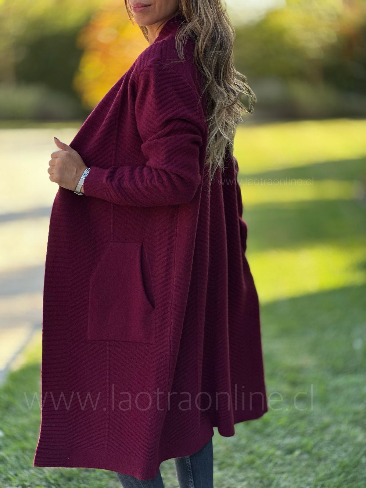 Cardigan Fabuloso cherry