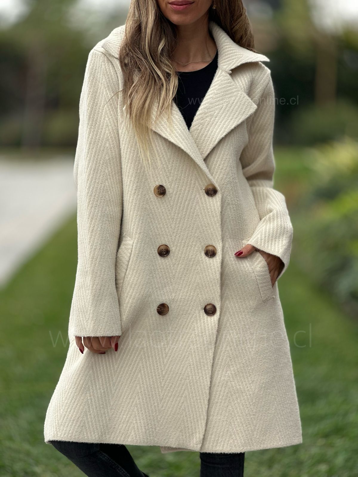 Abrigo Piera crema