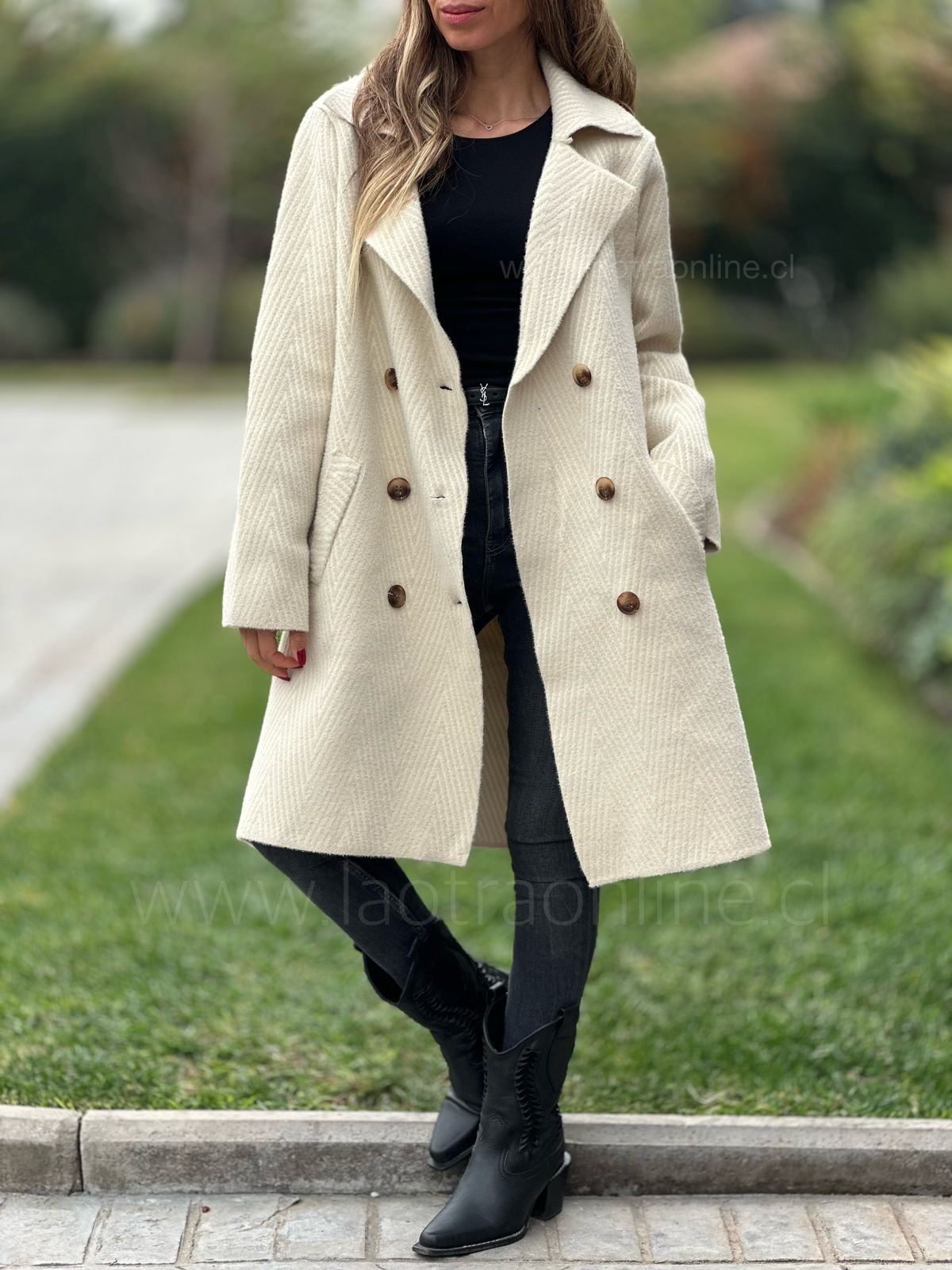 Abrigo Piera crema