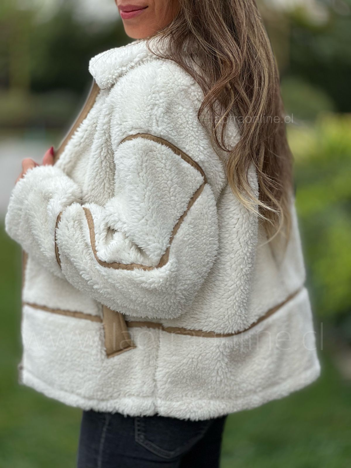 Chaqueta Rusia crema