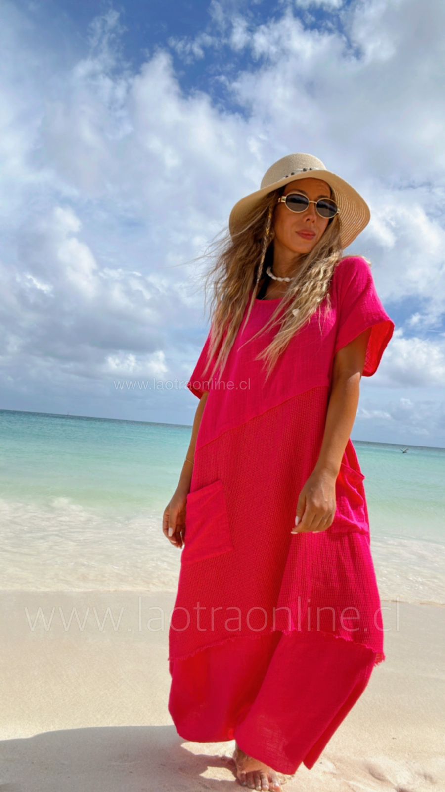 Vestido Eterna fucsia