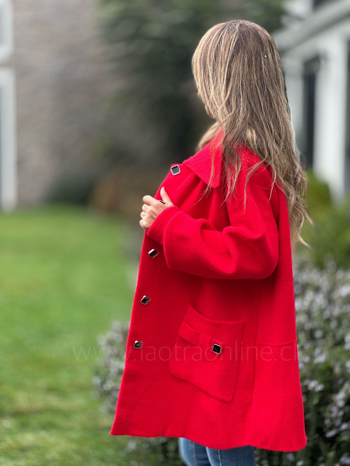 Abrigo Portobello rojo