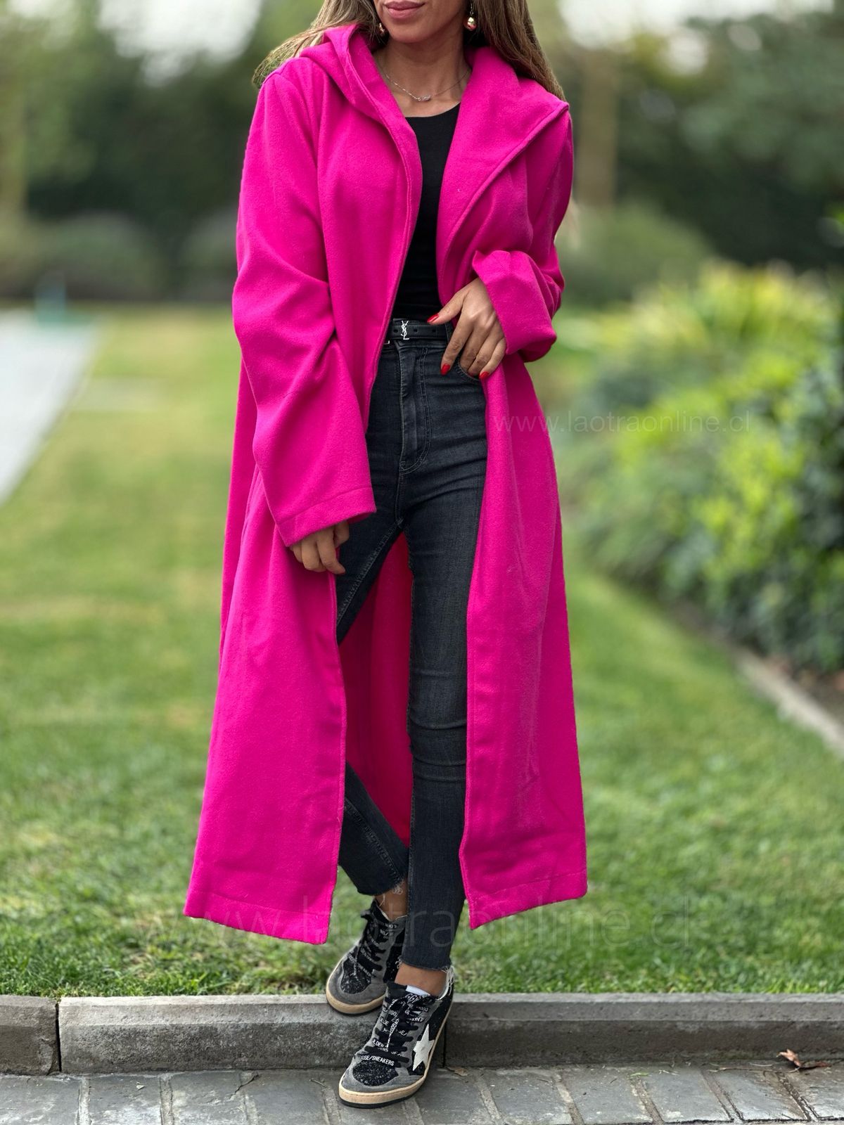 Abrigo Espectacular fucsia